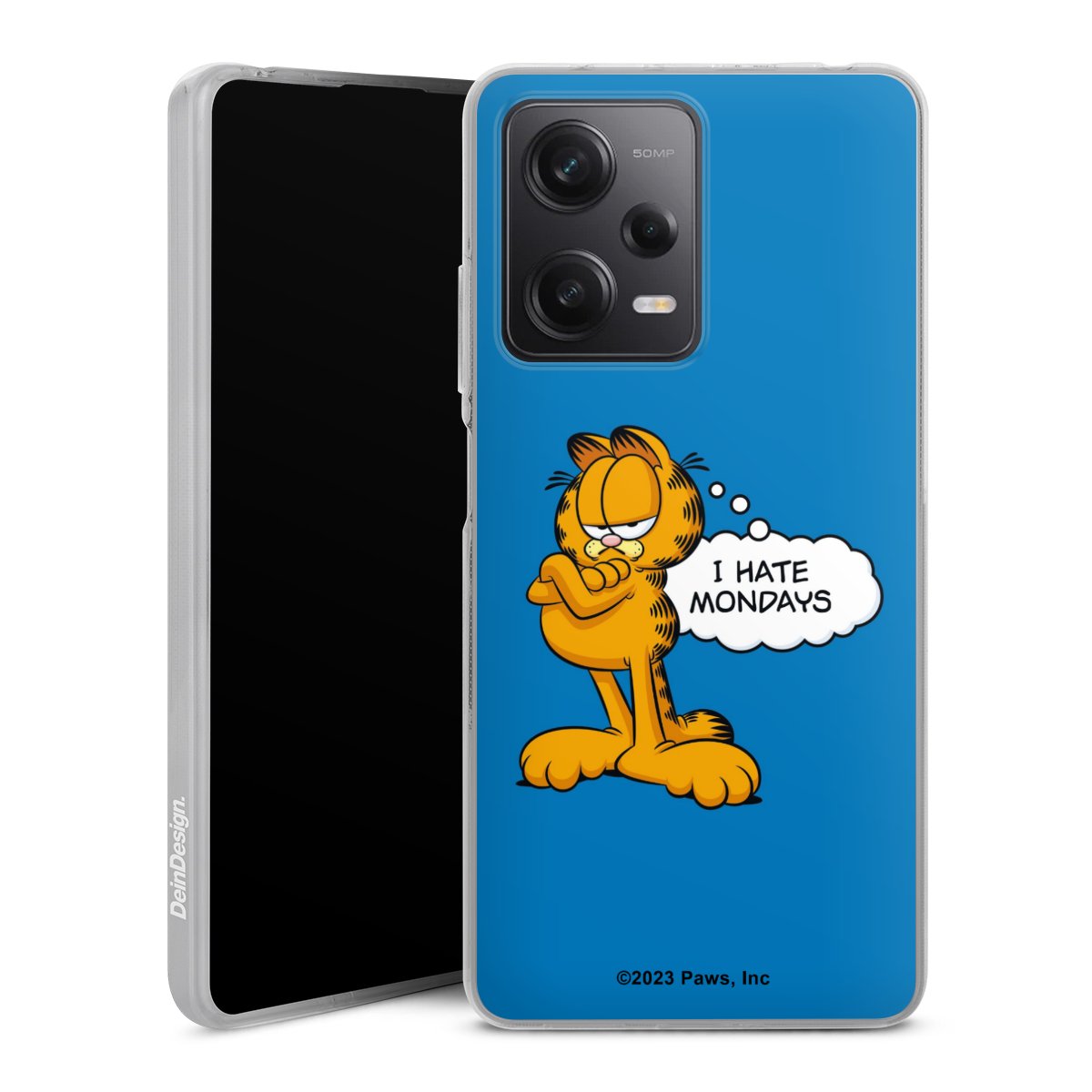 Garfield Ik haat maandagen blauw