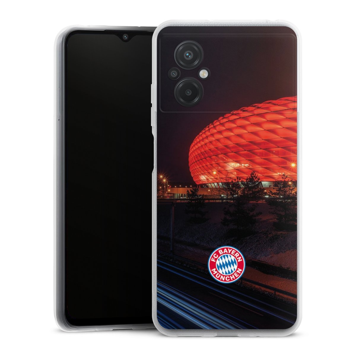 Allianz Arena bei Nacht FCB