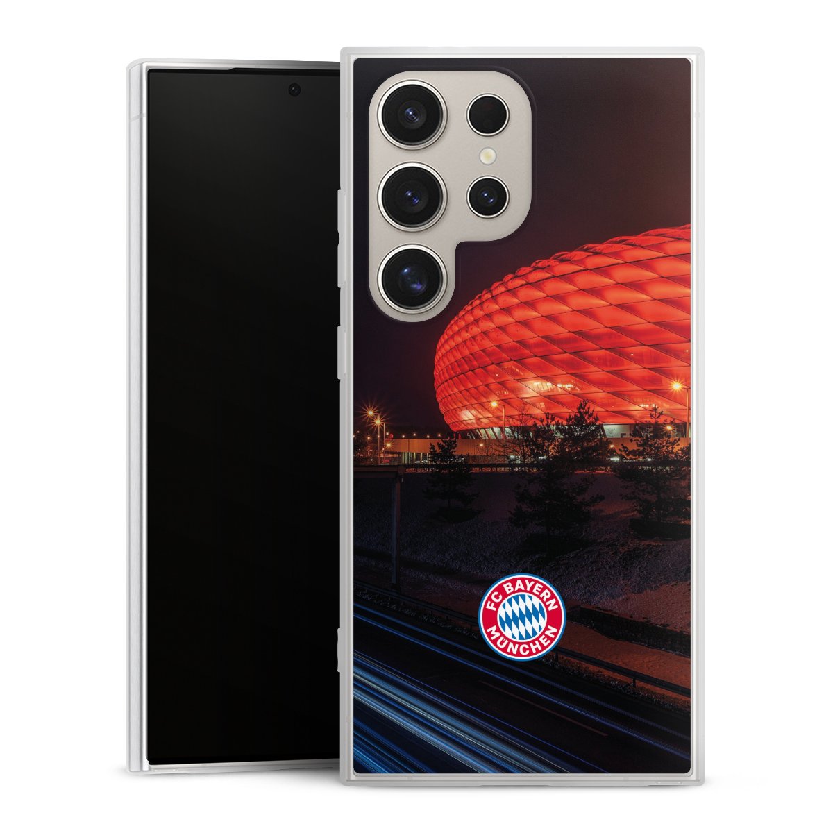 Allianz Arena bei Nacht FCB