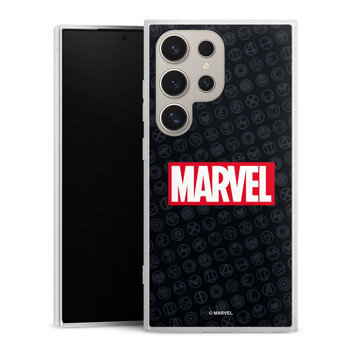 Marvel Logo Black Red 