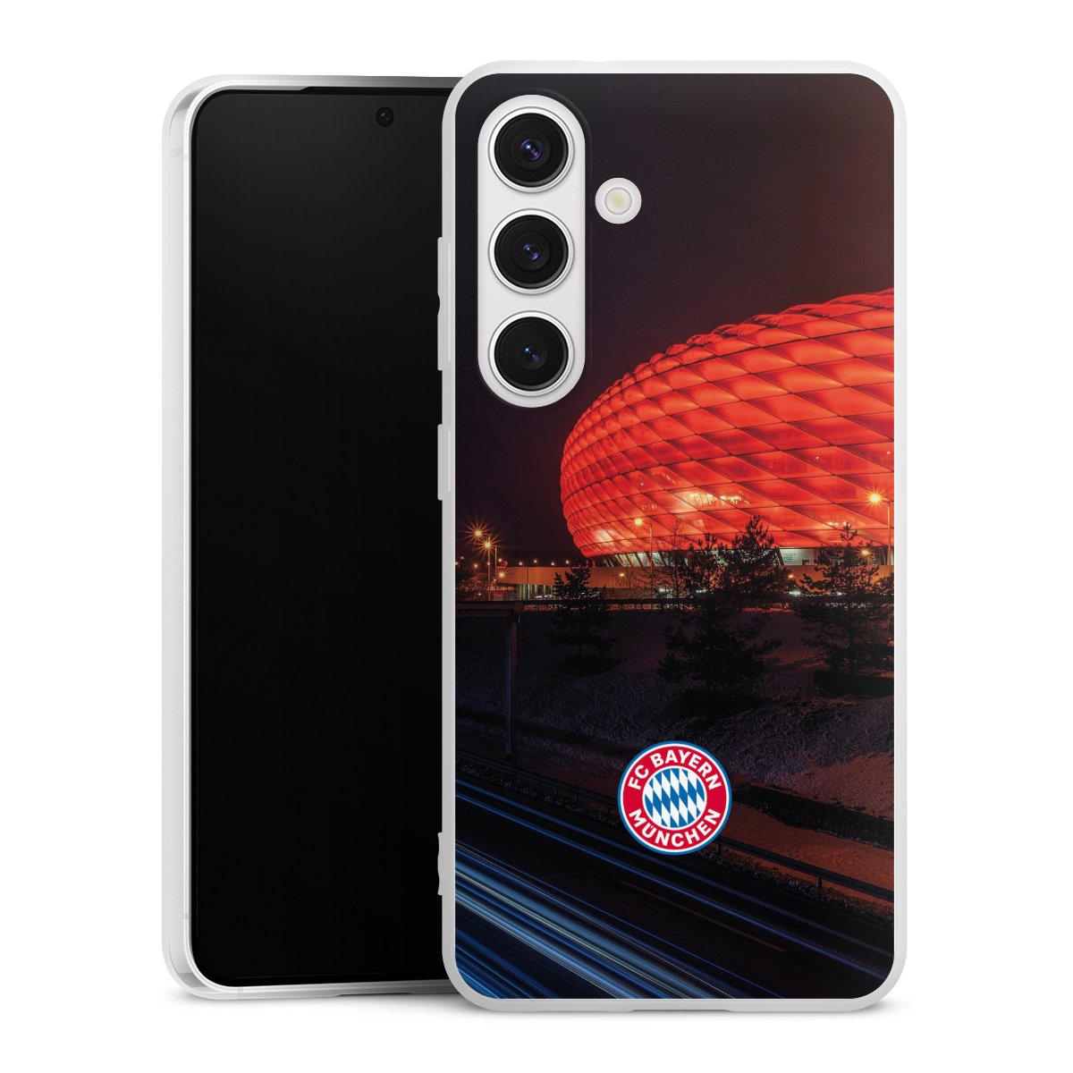 Allianz Arena bei Nacht FCB