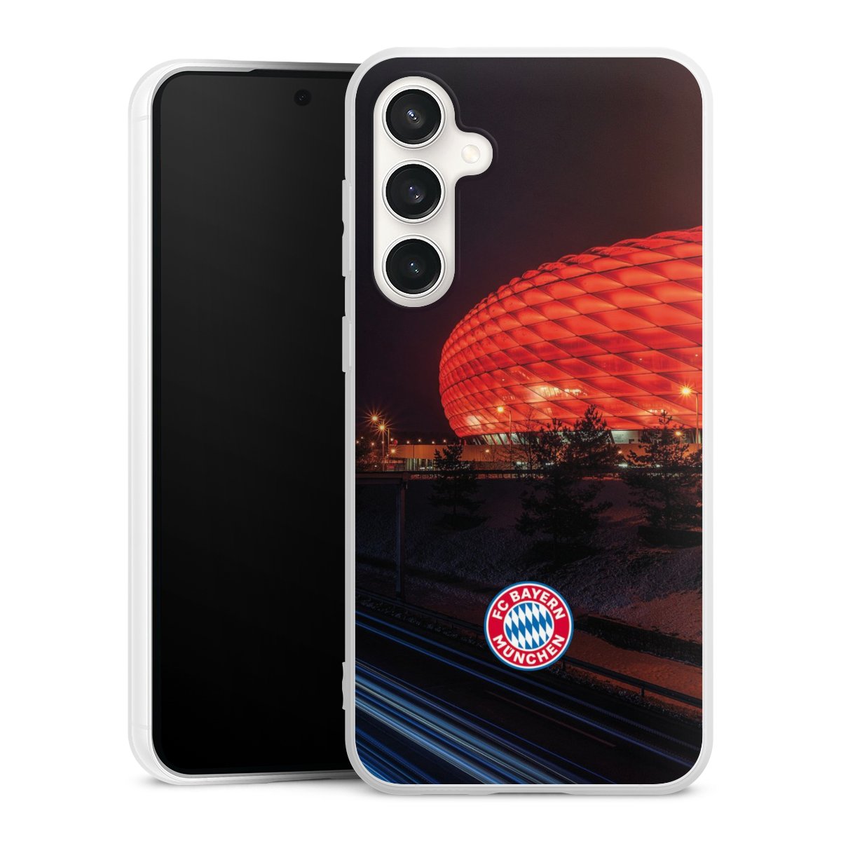 Allianz Arena bei Nacht FCB