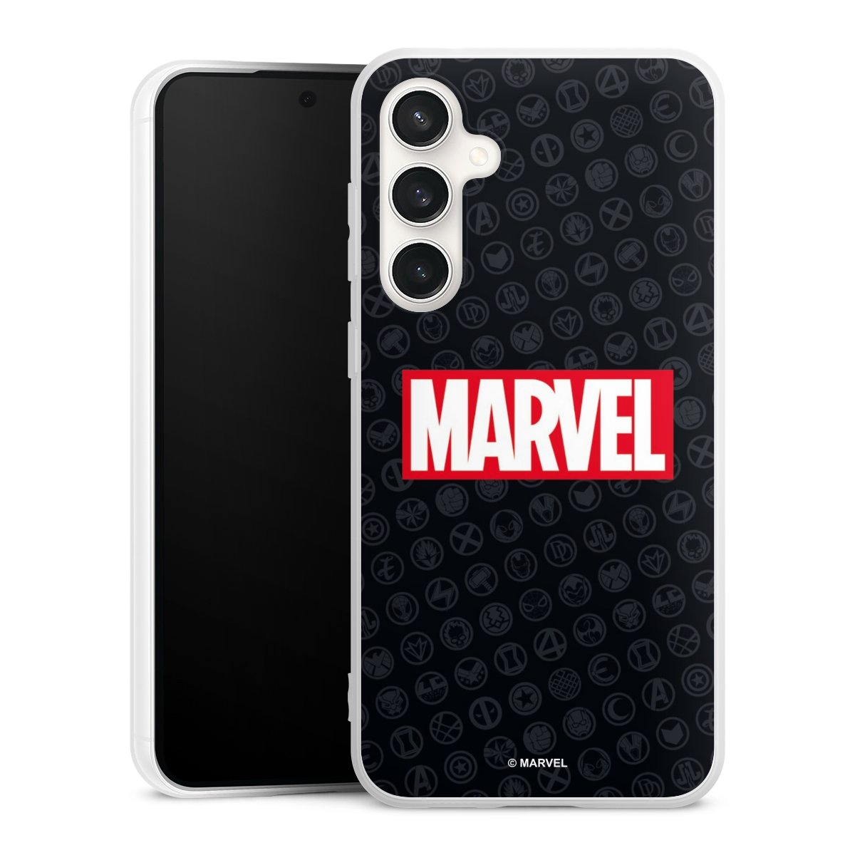 Marvel Logo Black Red 