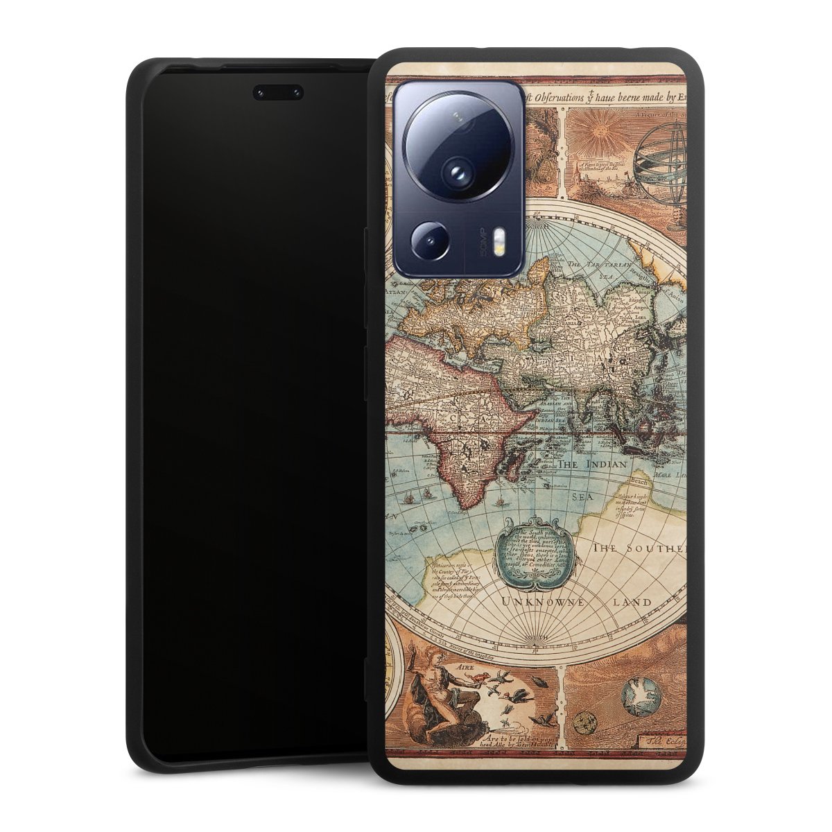 Mappa del mondo vintage