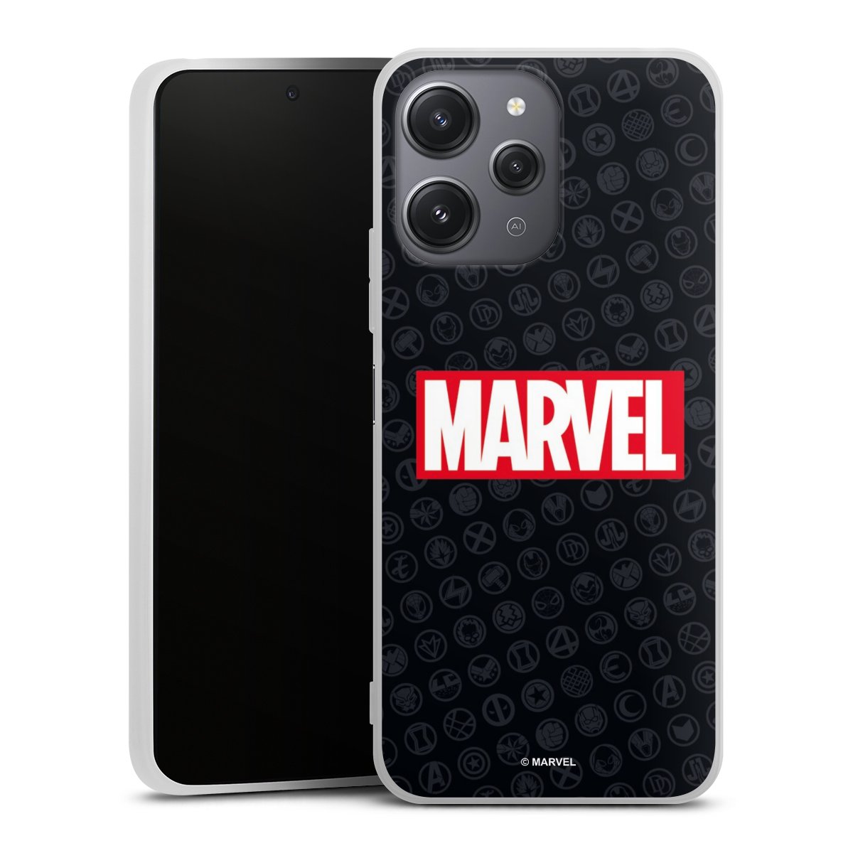 Marvel Logo Black Red 