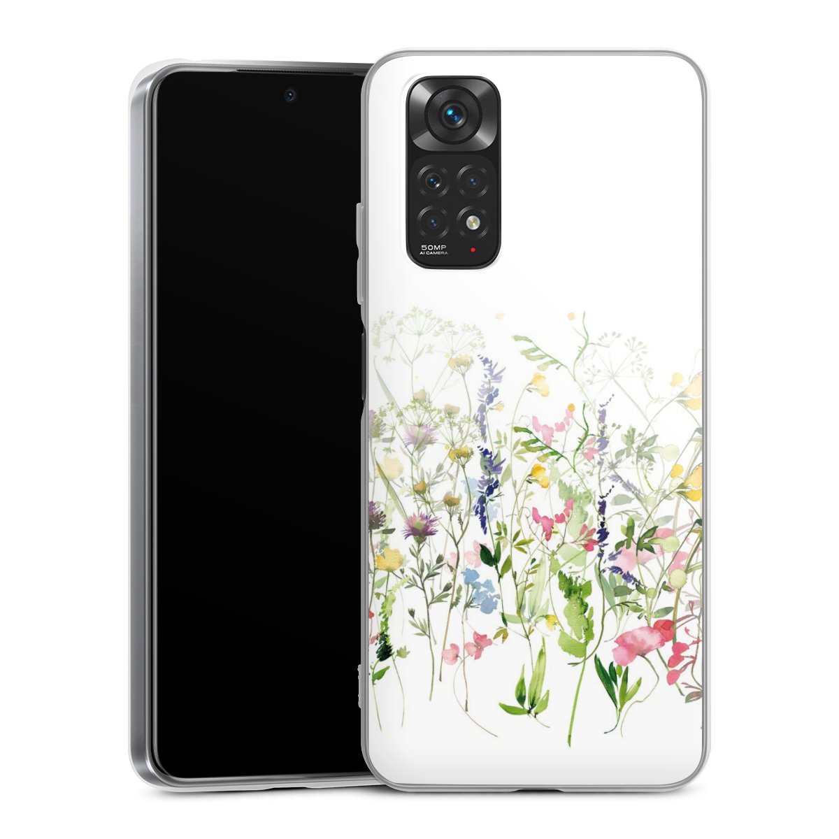 Fleurs de prairie printanières colorées