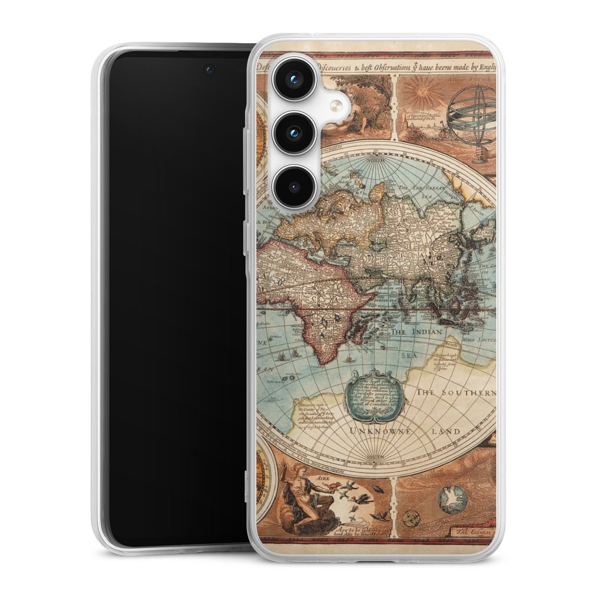 Mappa del mondo vintage