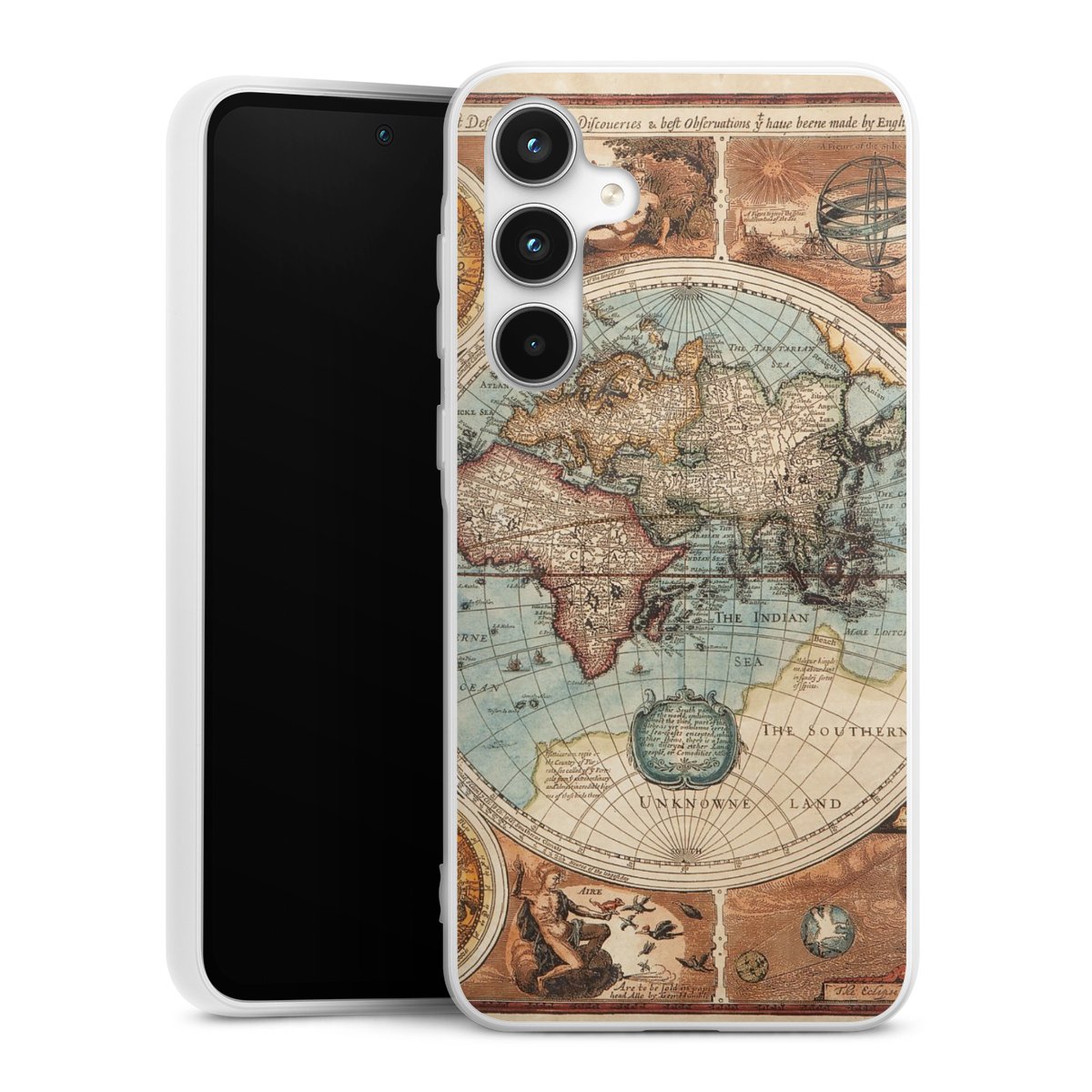 Mappa del mondo vintage