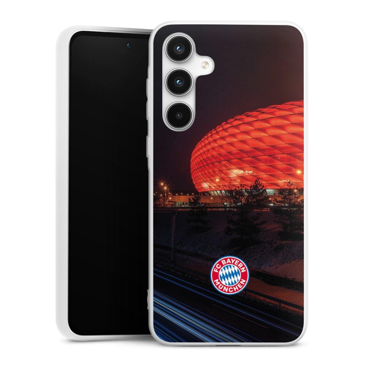 Allianz Arena bei Nacht FCB