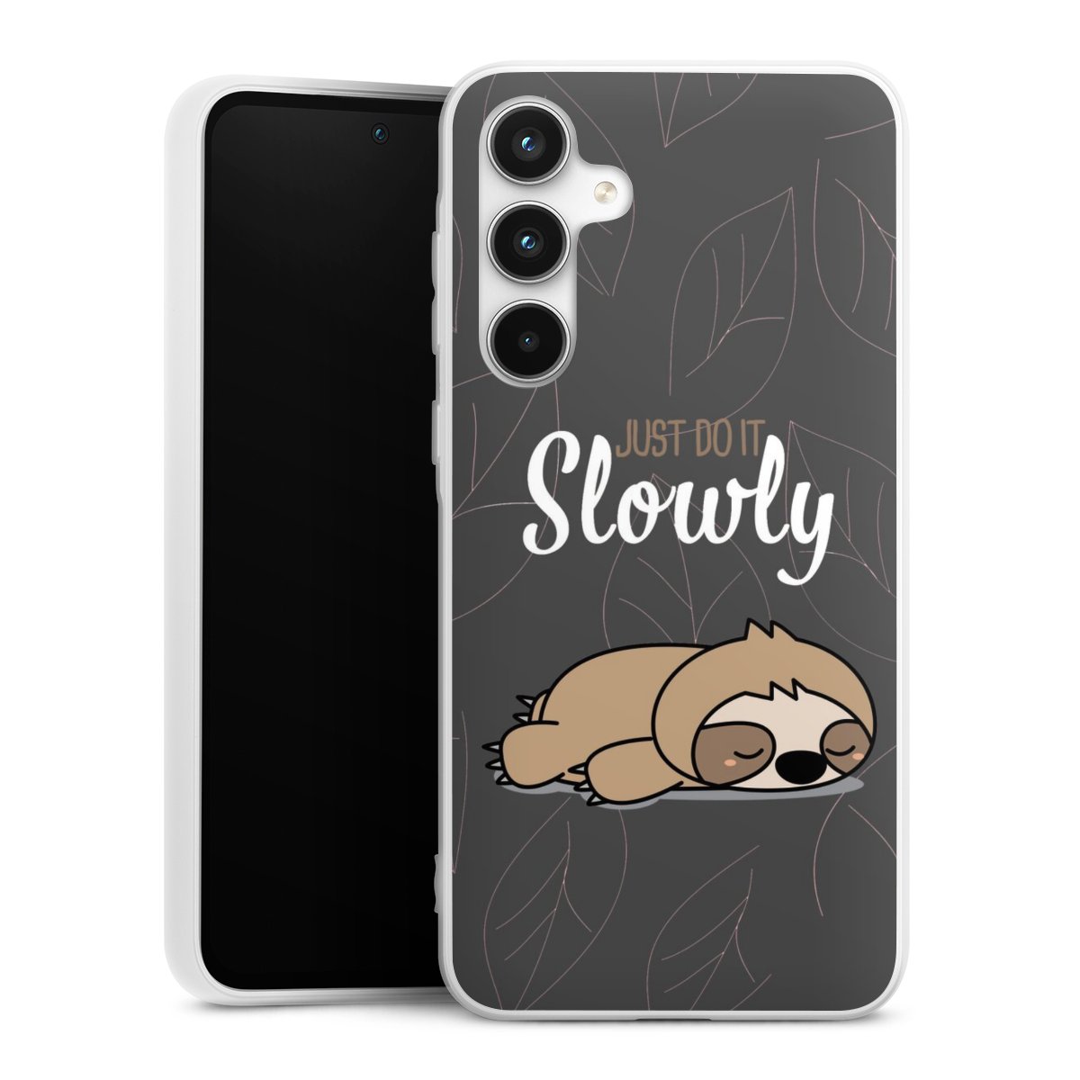 Just Do It Slowly Sloth Grey