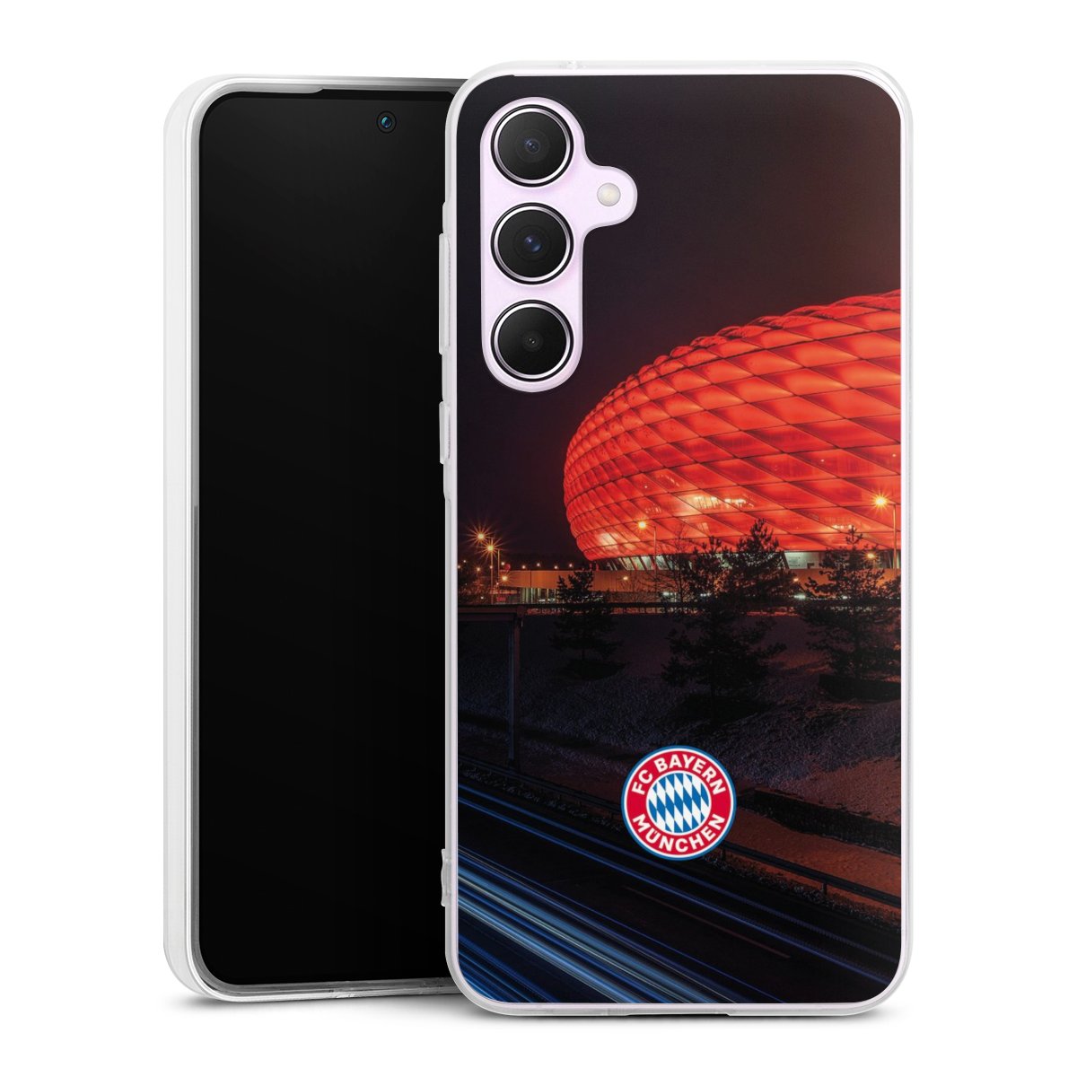 Allianz Arena bei Nacht FCB