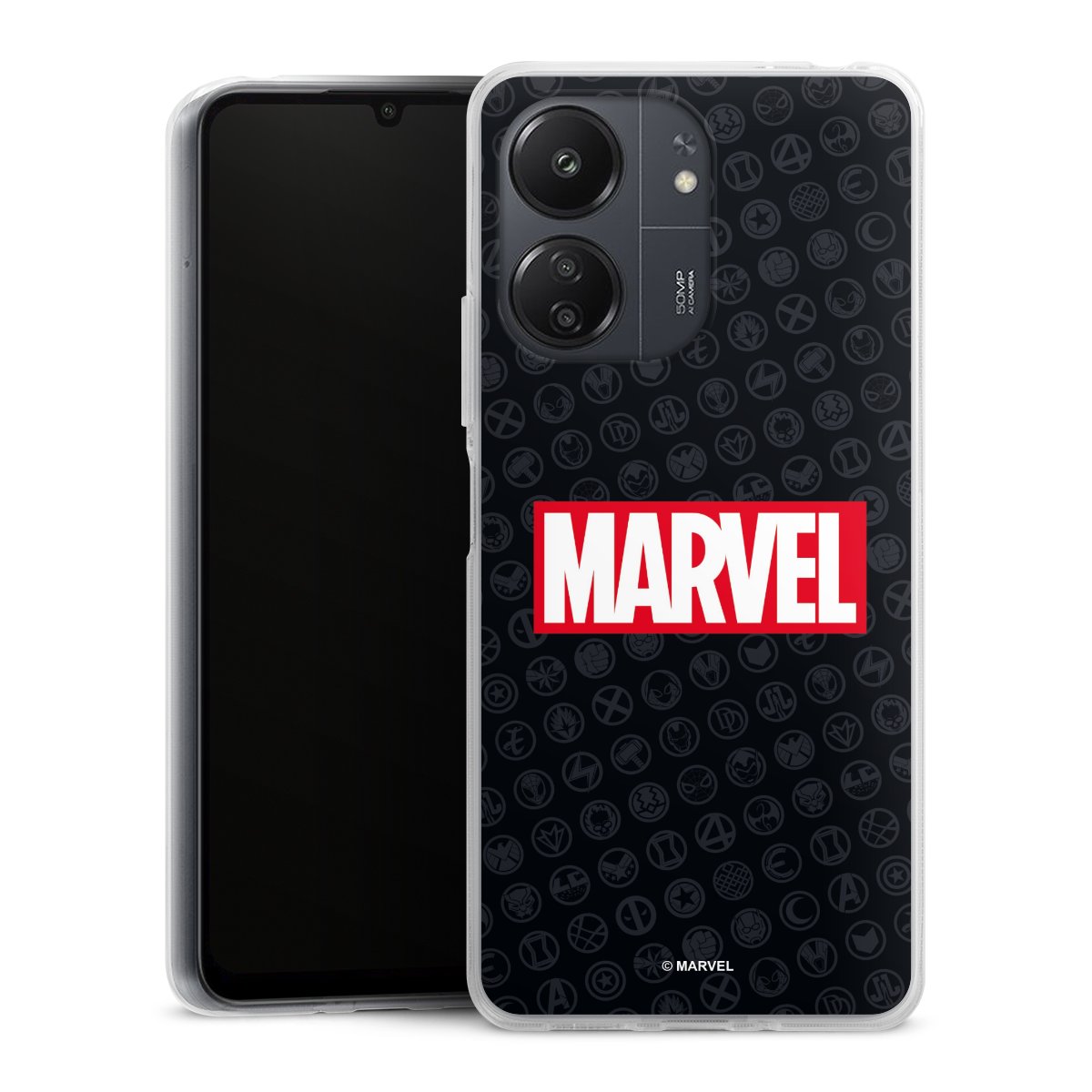 Marvel Logo Zwart Rood
