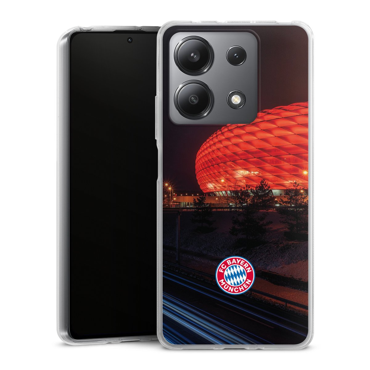 Allianz Arena bei Nacht FCB
