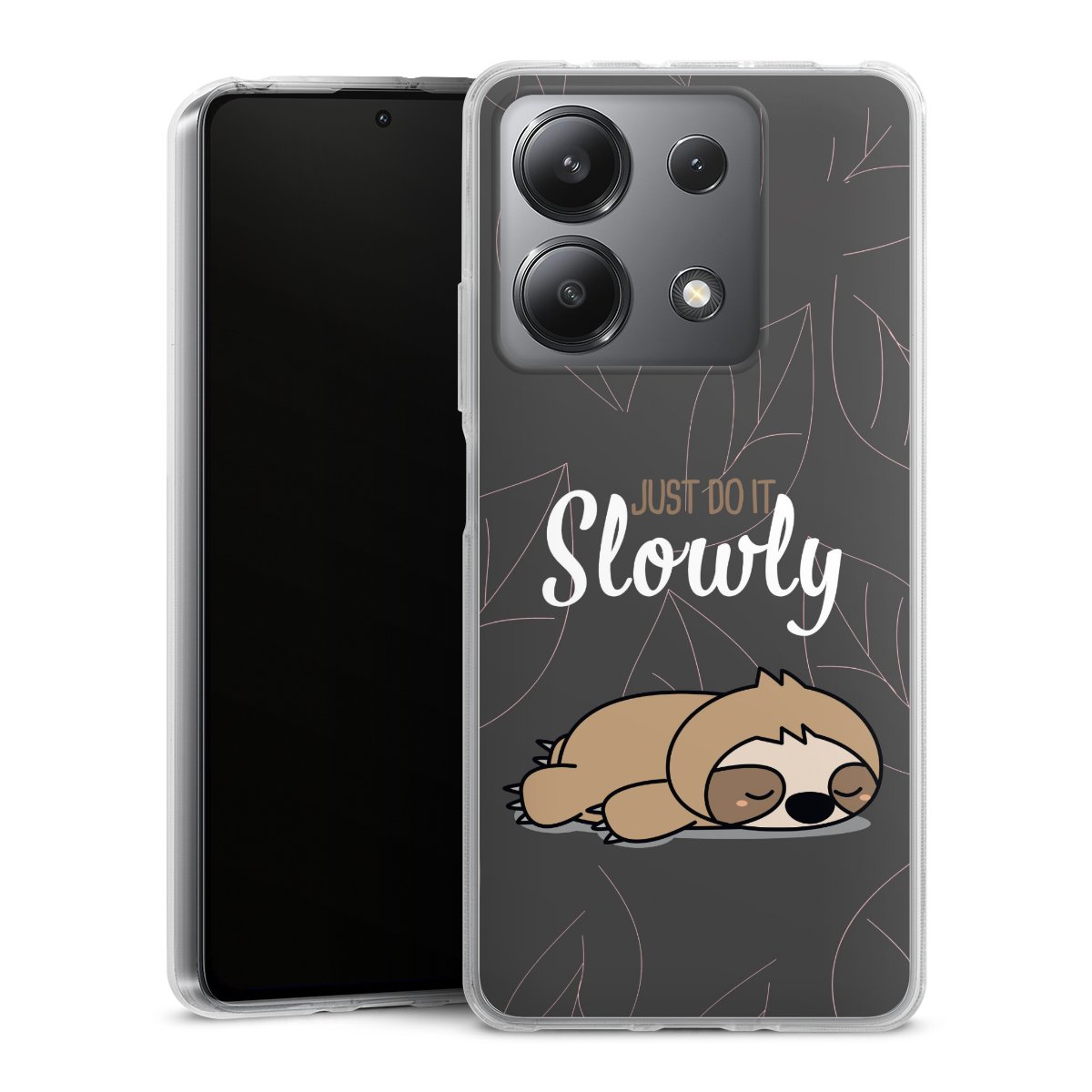 Just Do It Slowly Sloth Grey
