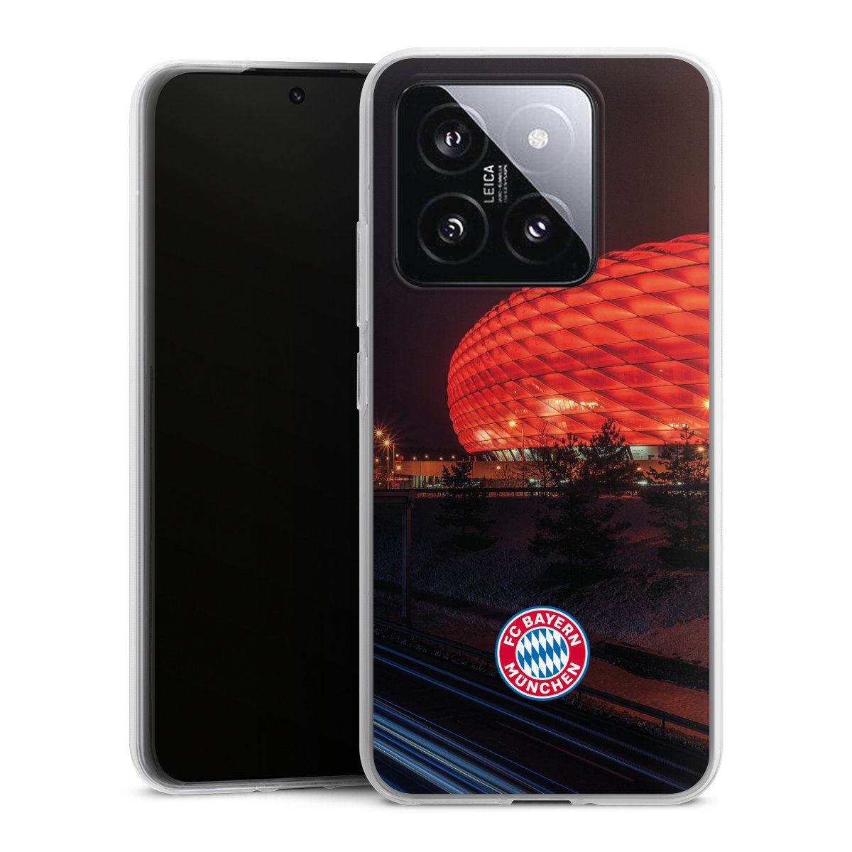 Allianz Arena bei Nacht FCB