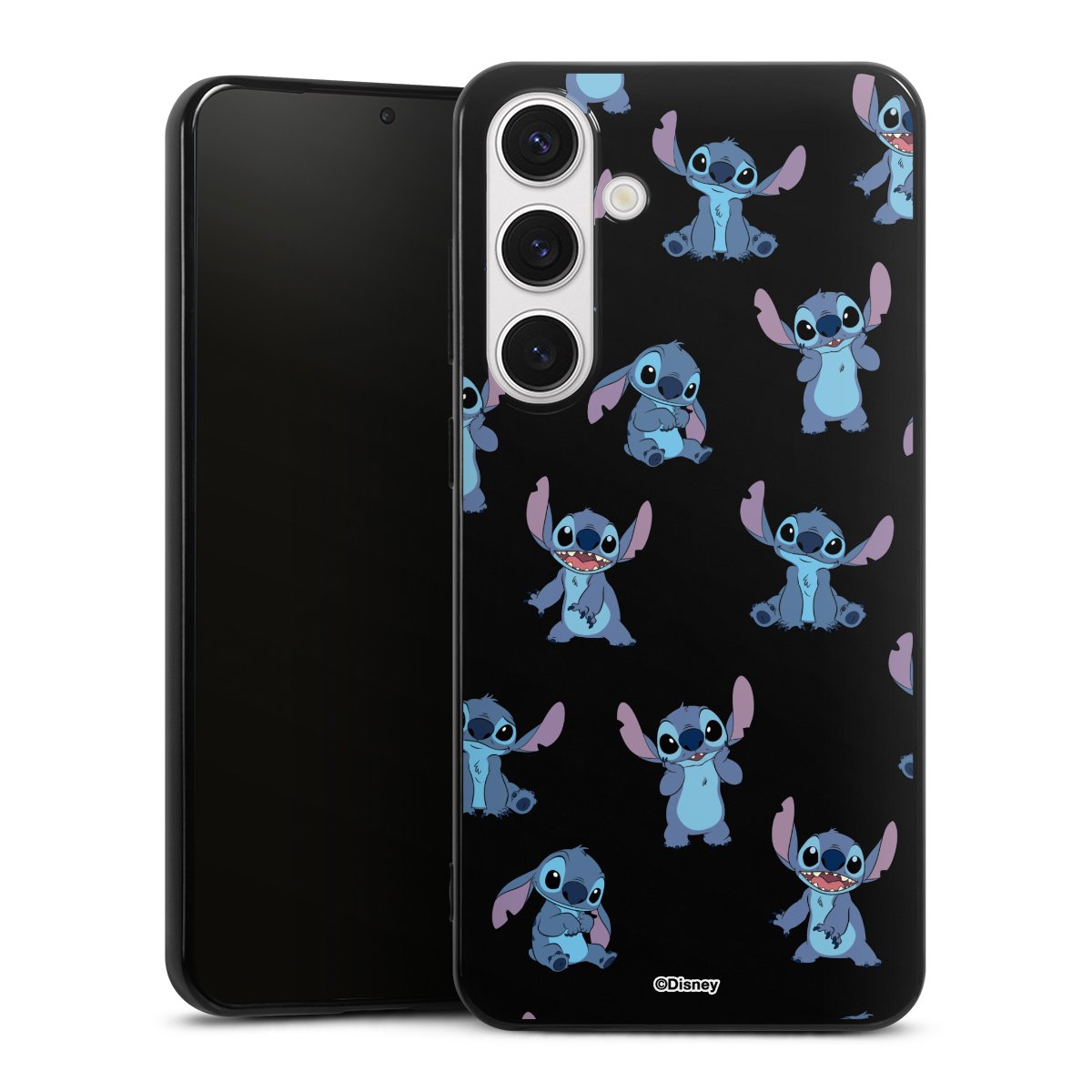 Stitch Faces Pattern Transparent