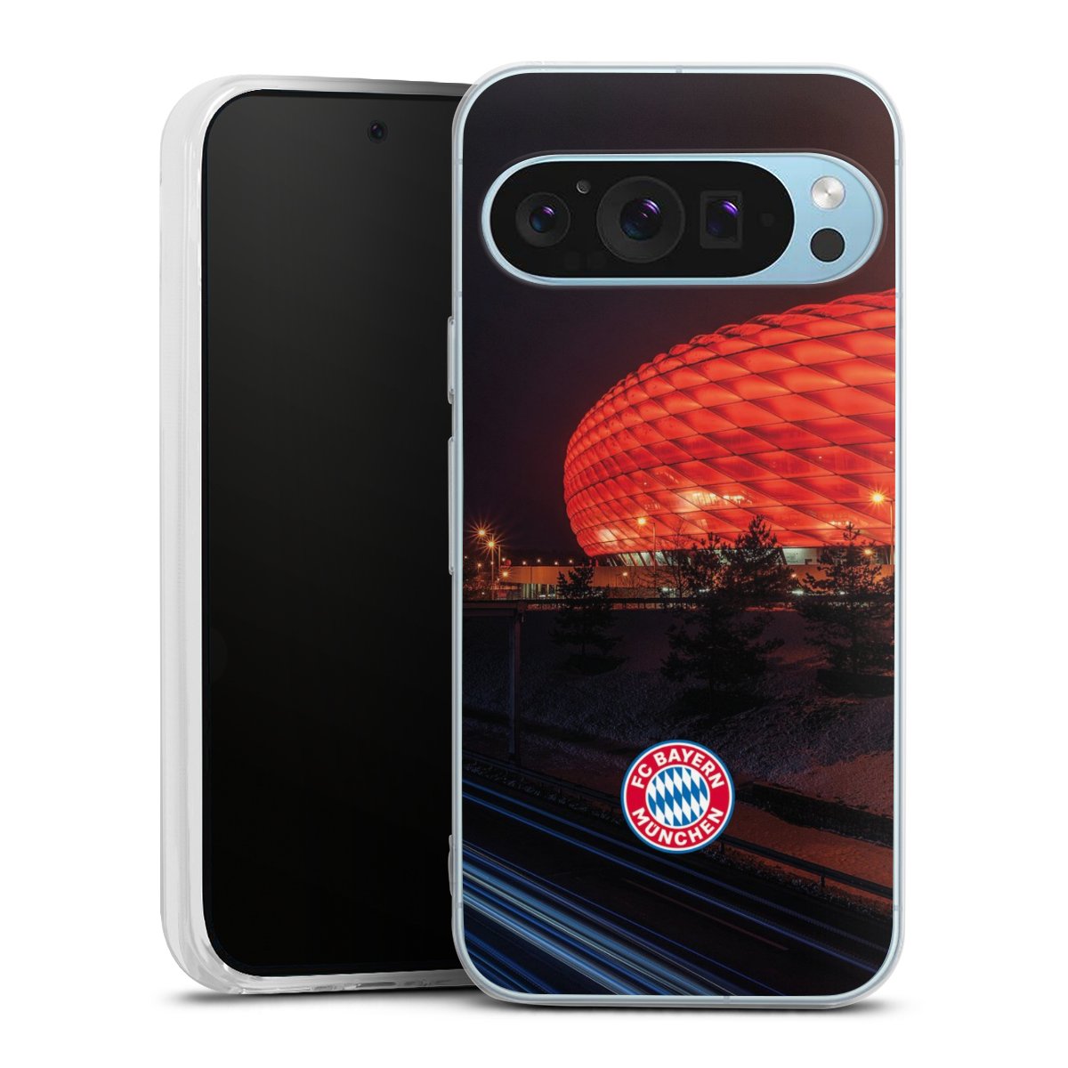 Allianz Arena bei Nacht FCB