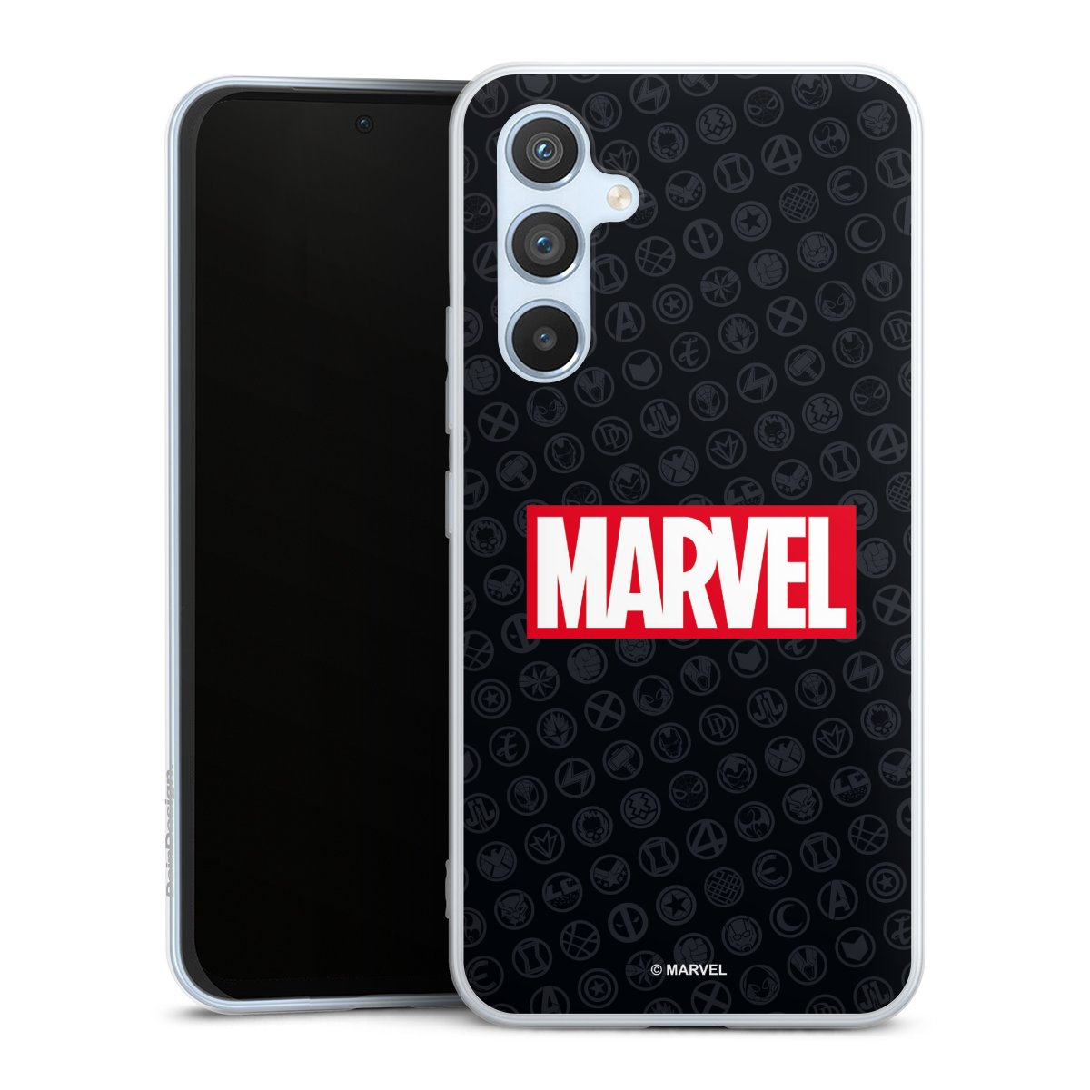 Marvel Logo Black Red 