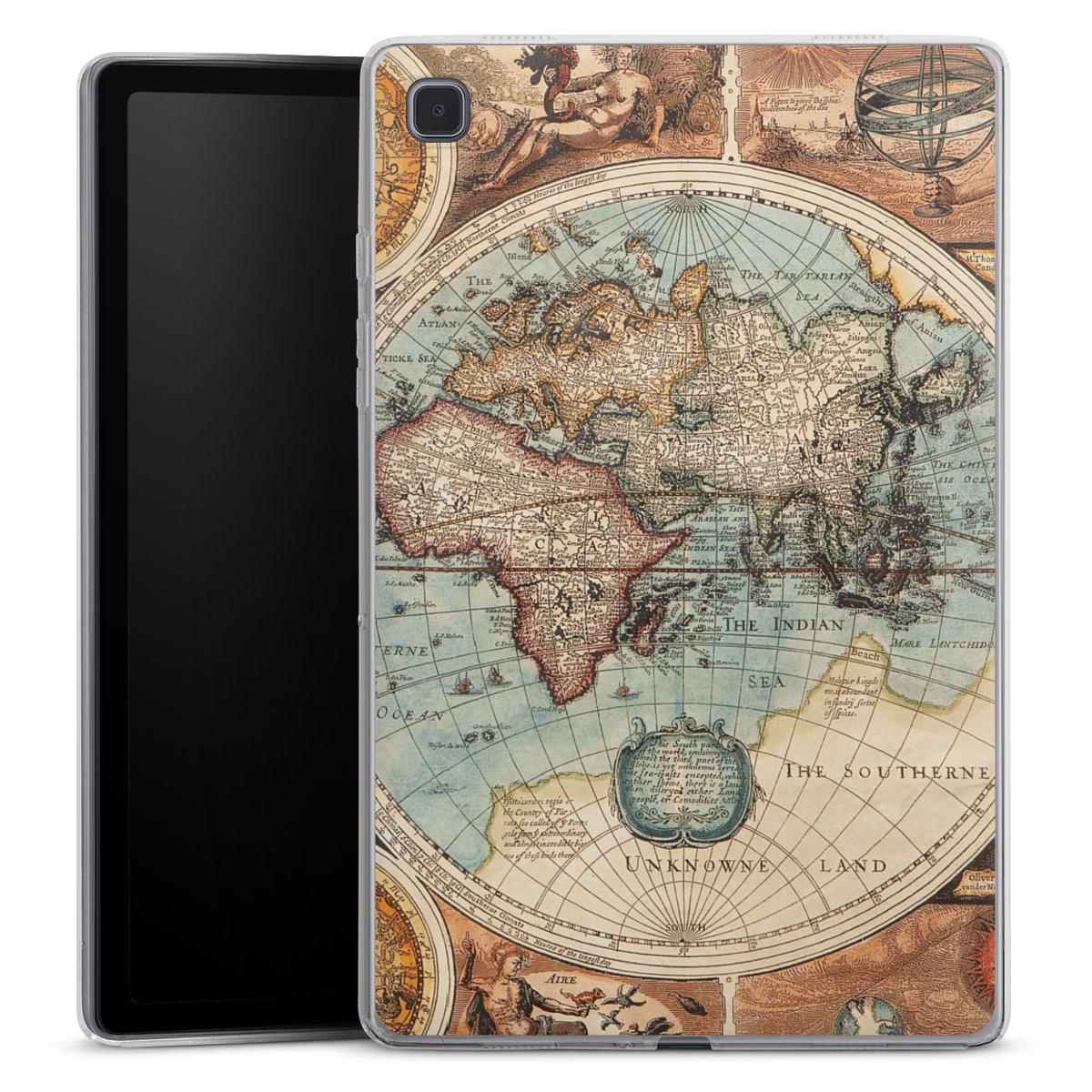 Mappa del mondo vintage