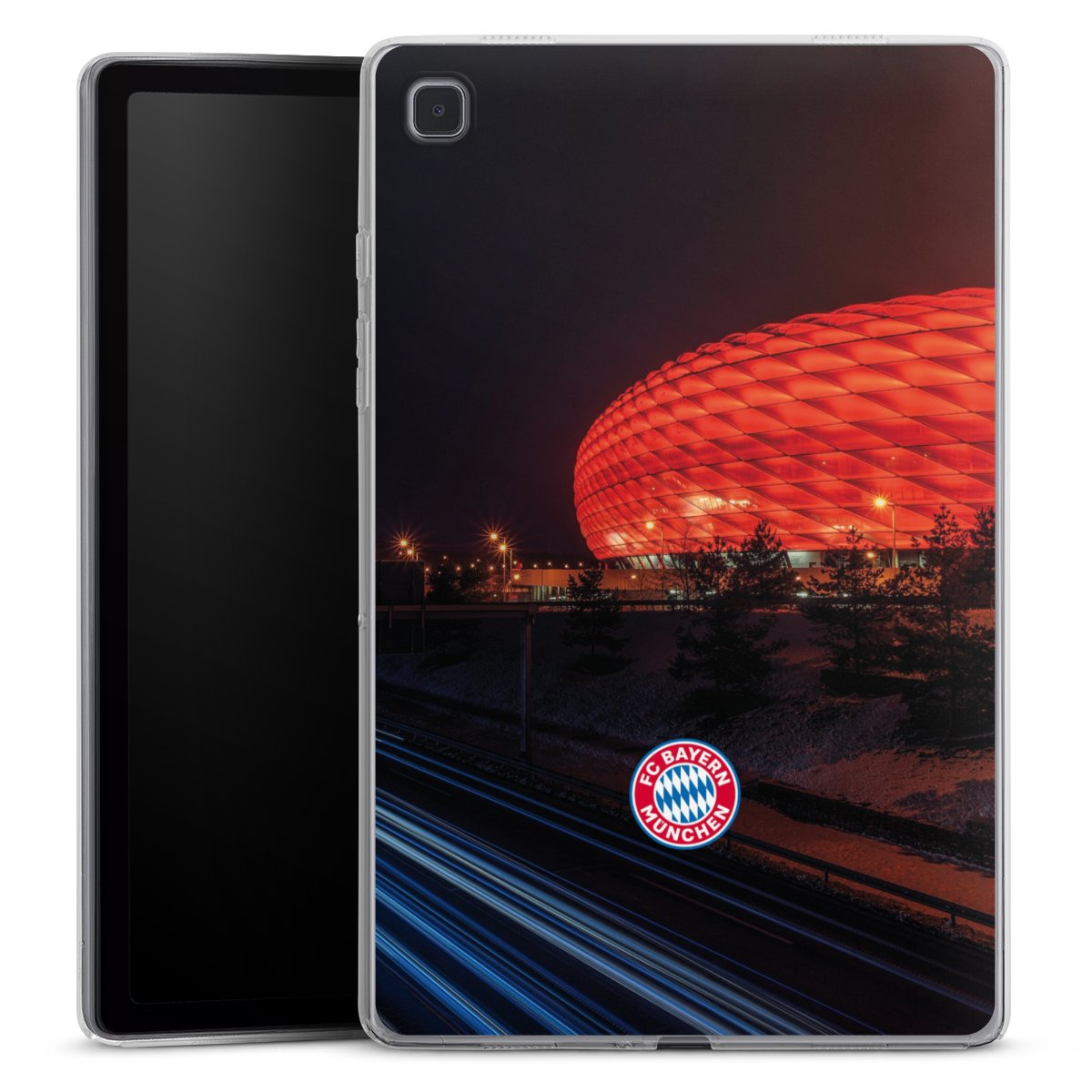 Allianz Arena bei Nacht FCB