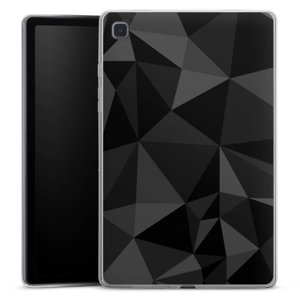 Motif Polygone Noir