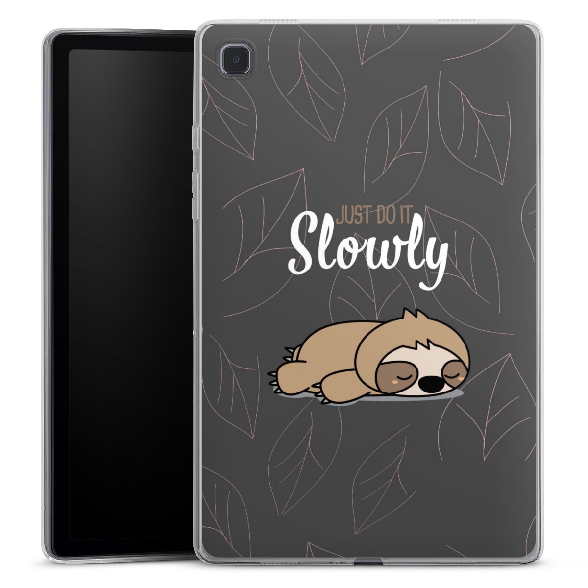 Just Do It Slowly Sloth Grey