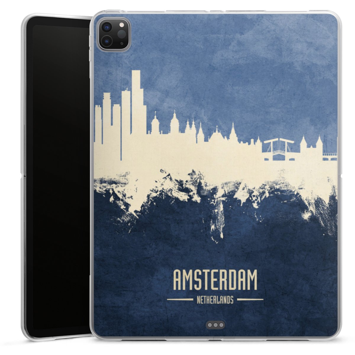 Amsterdam Skyline blauw