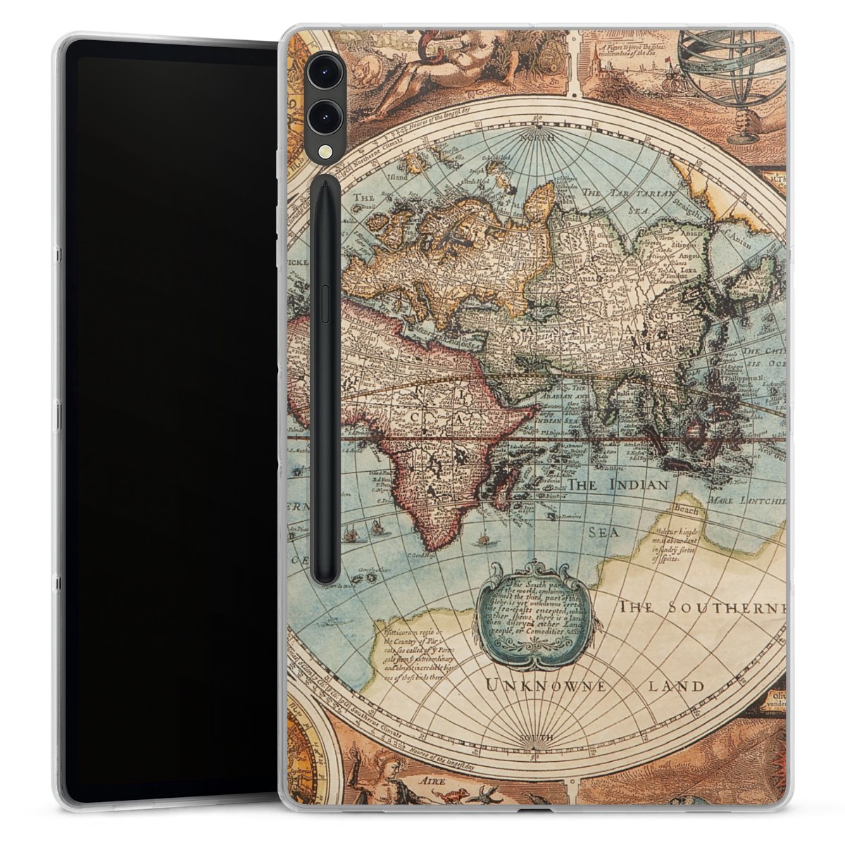 Mappa del mondo vintage