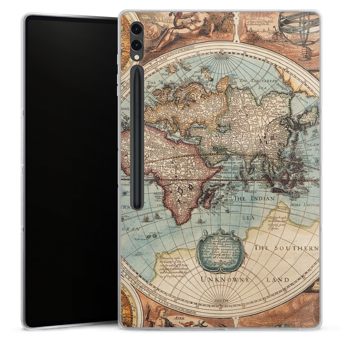 Mappa del mondo vintage