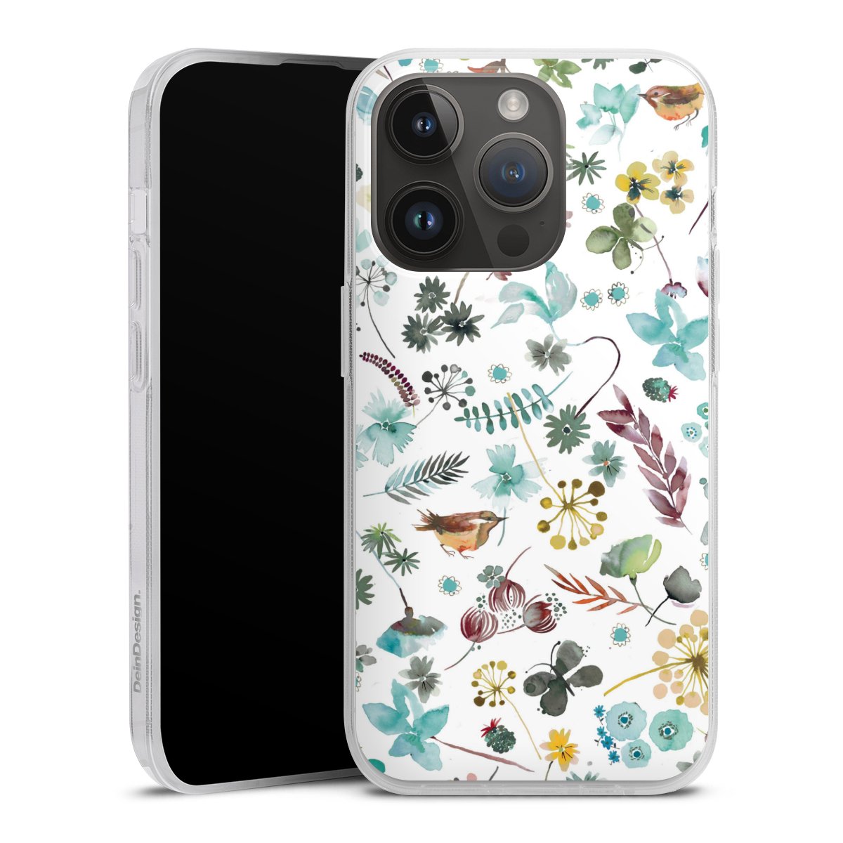 Botanischer Schmetterling Natur Blau