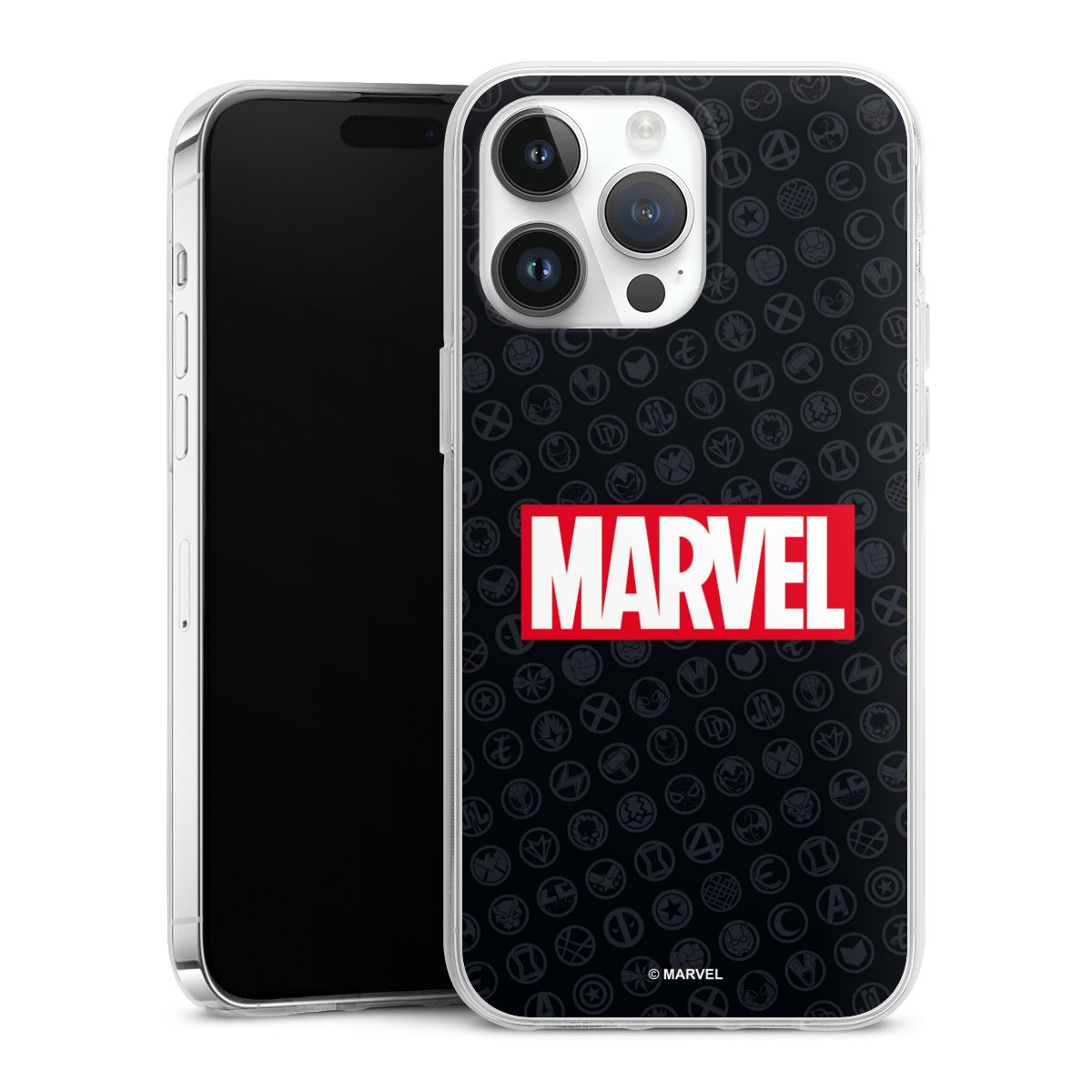 Marvel Logo Black Red 