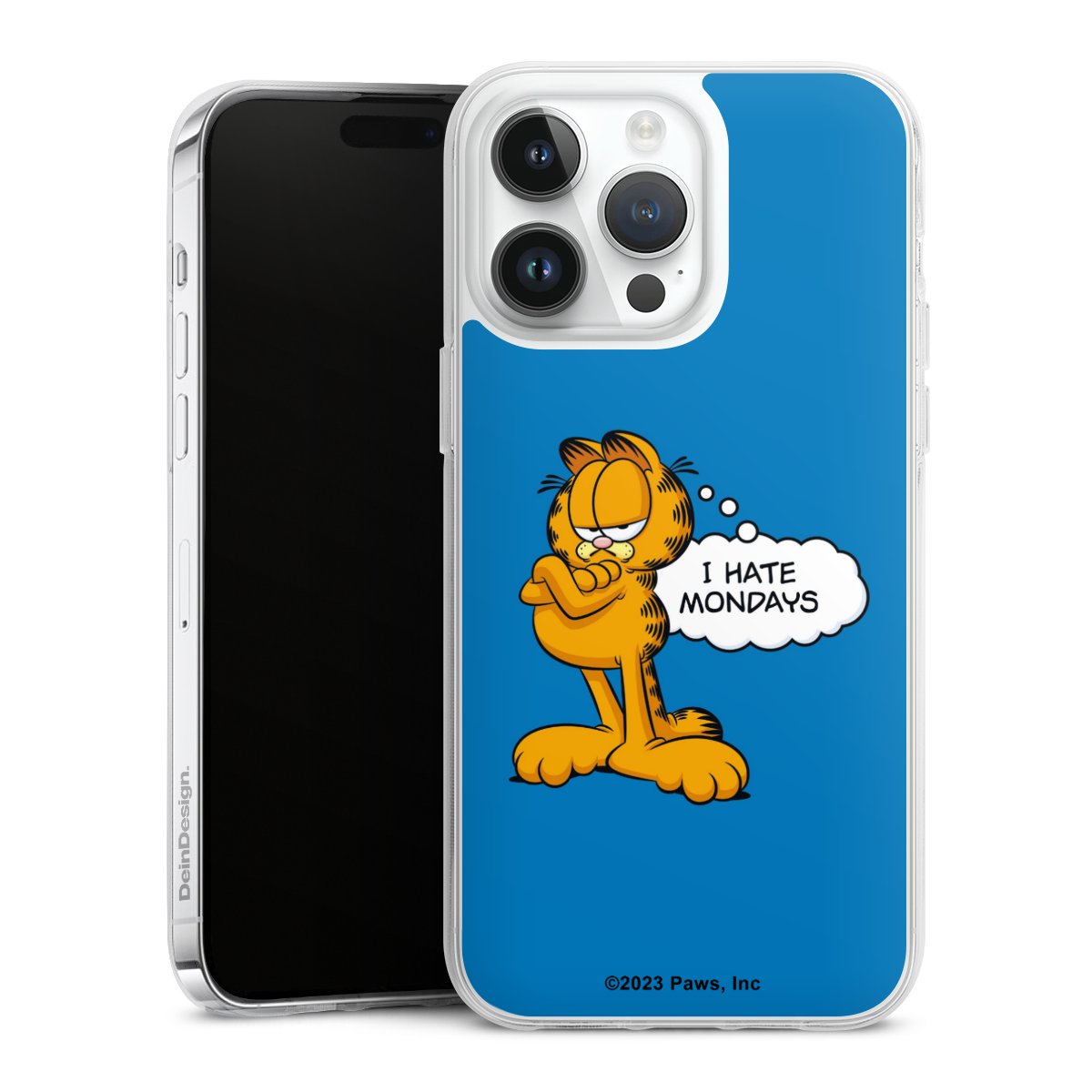 Garfield Ik haat maandagen blauw