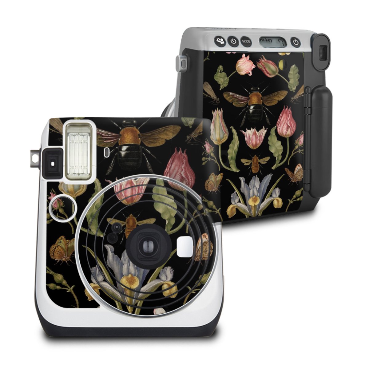 Veldbloemen en Bijen Zwart