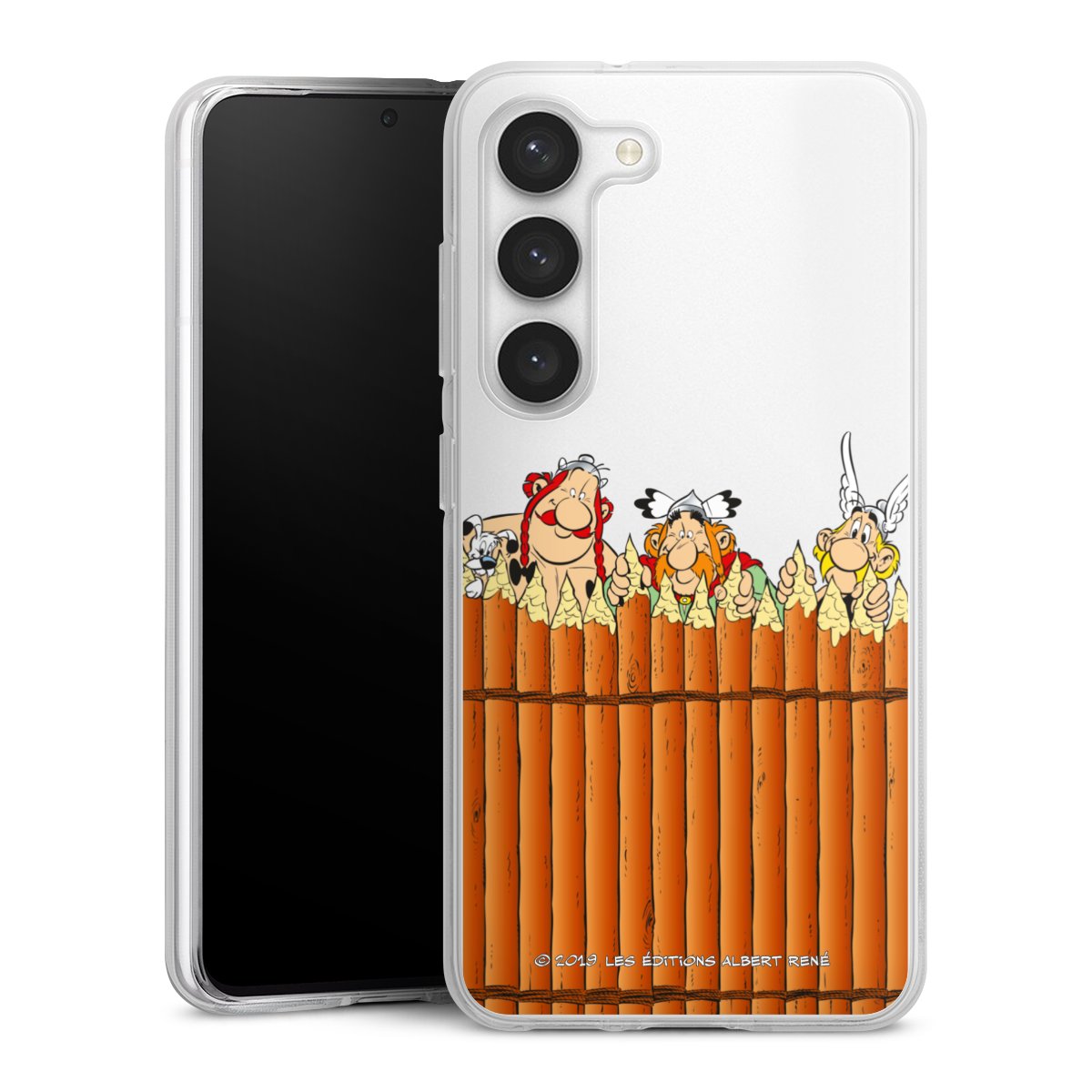 Gaulois Derrière Palissade Transparent