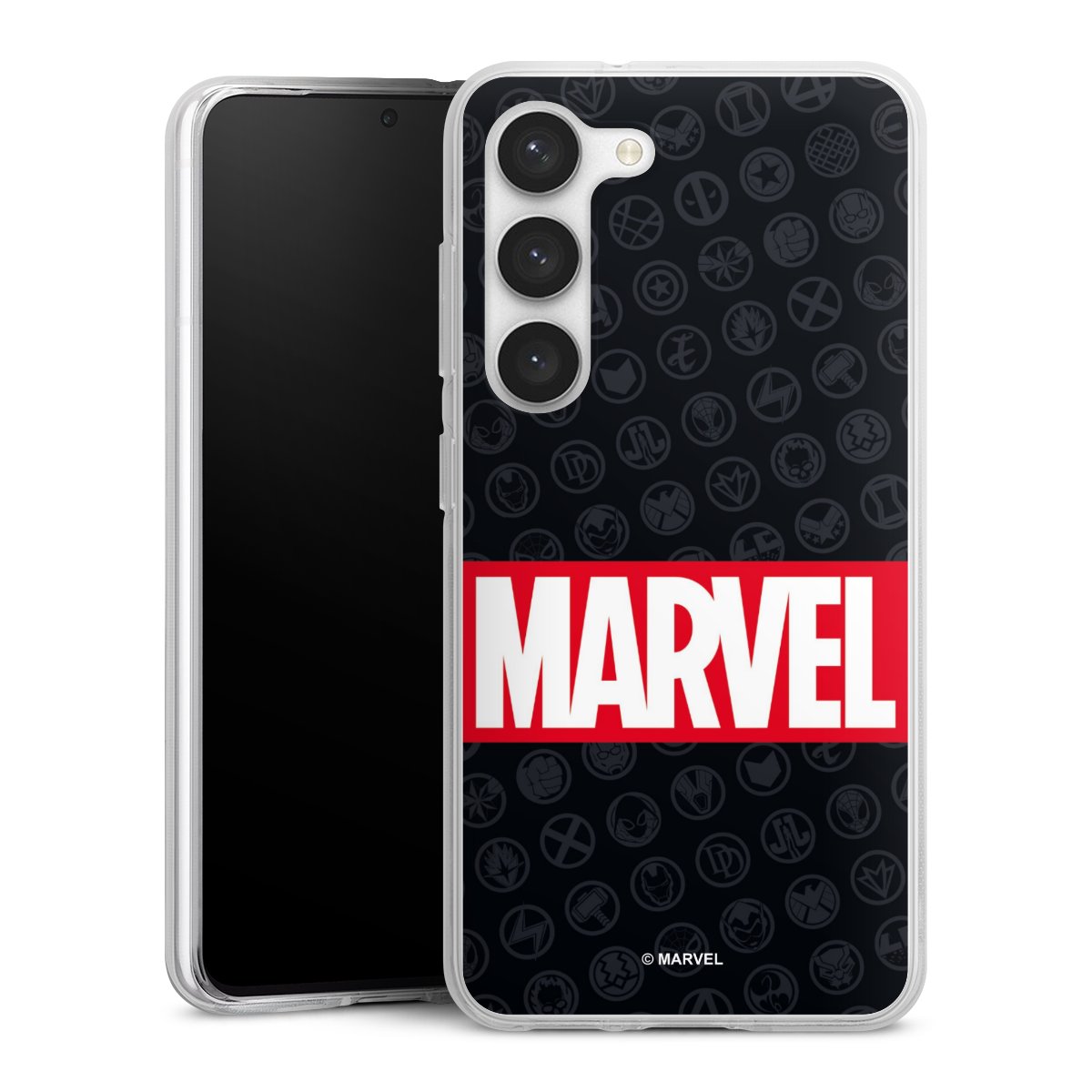 Marvel Logo Black Red 