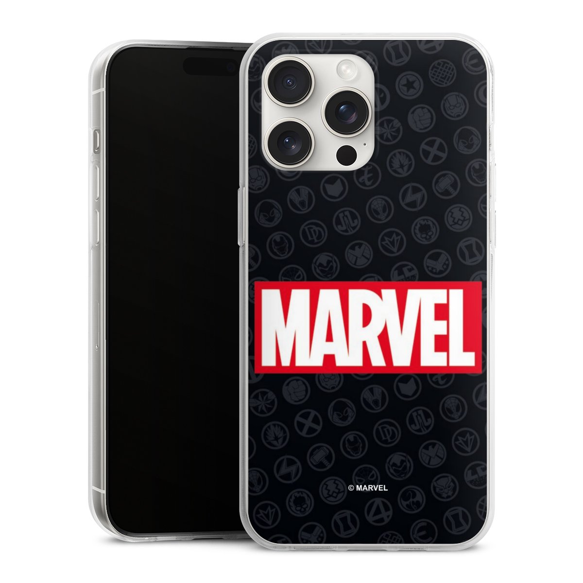 Marvel Logo Black Red 