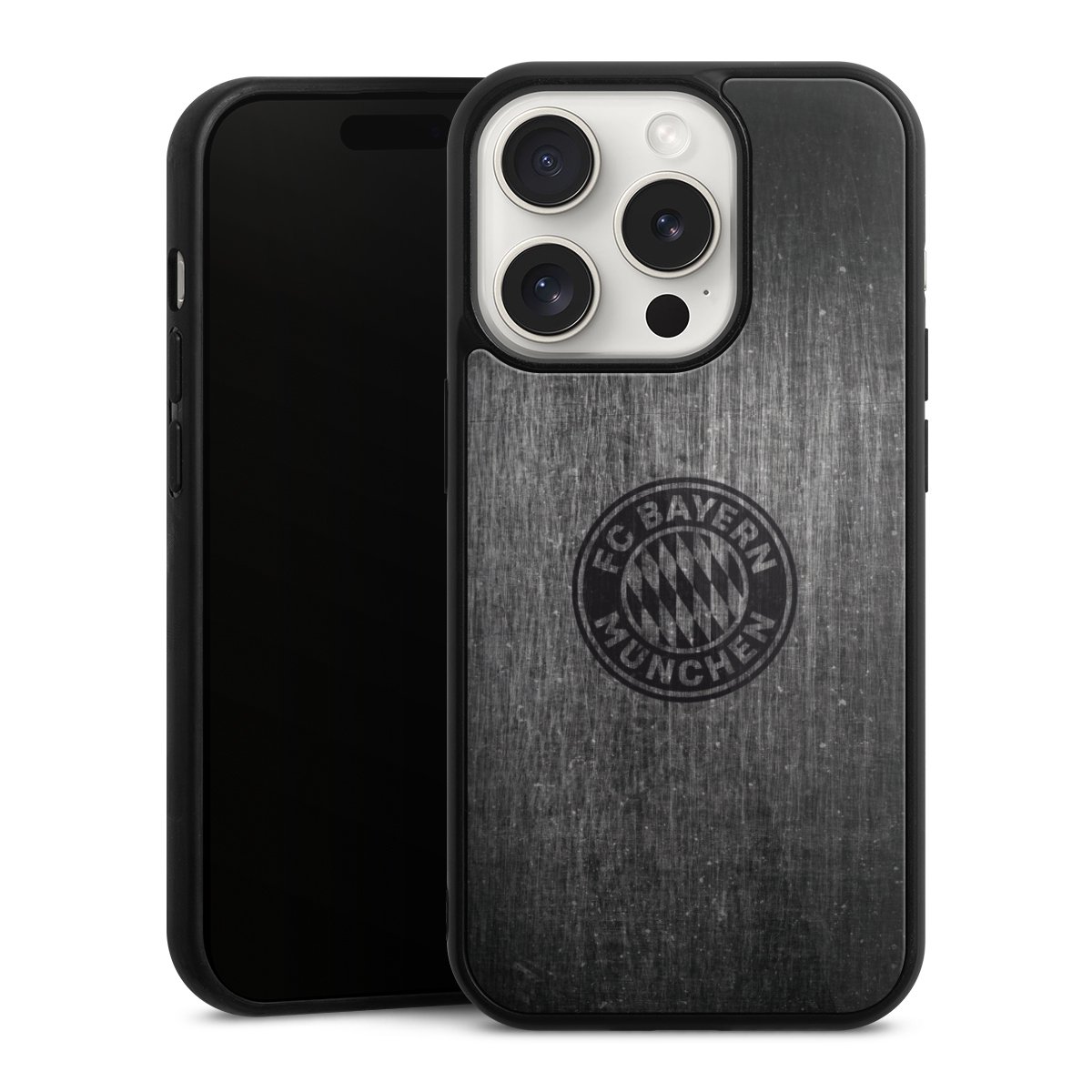 Metalllook FCB Logo einfarbig