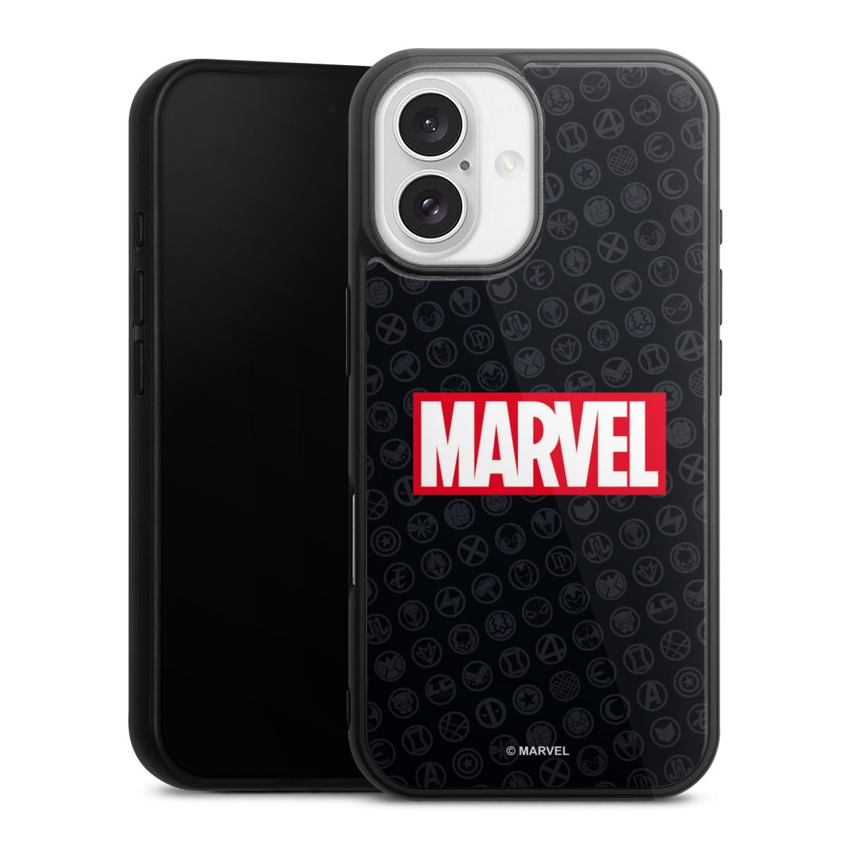 Marvel Logo Black Red 