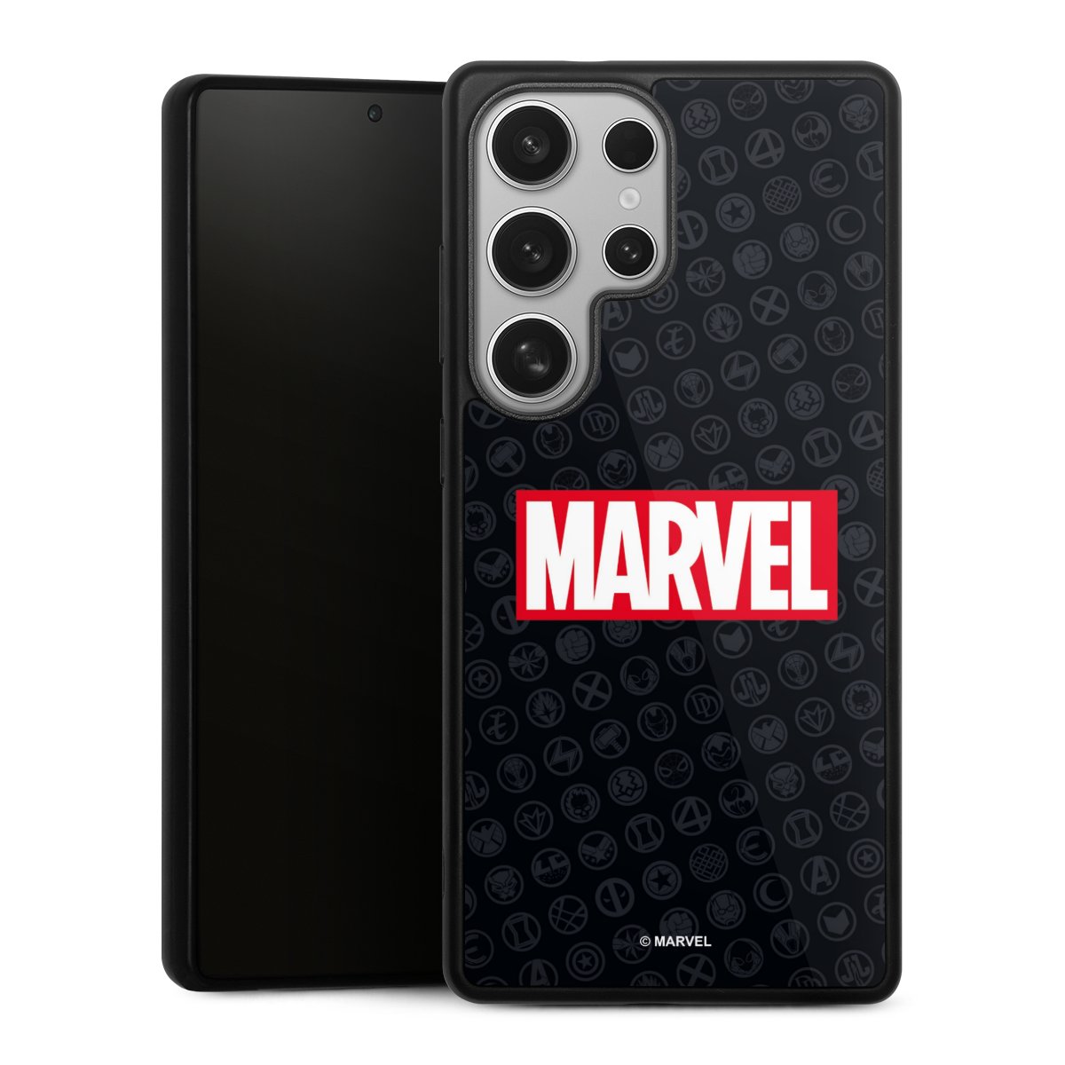 Marvel Logo Black Red 