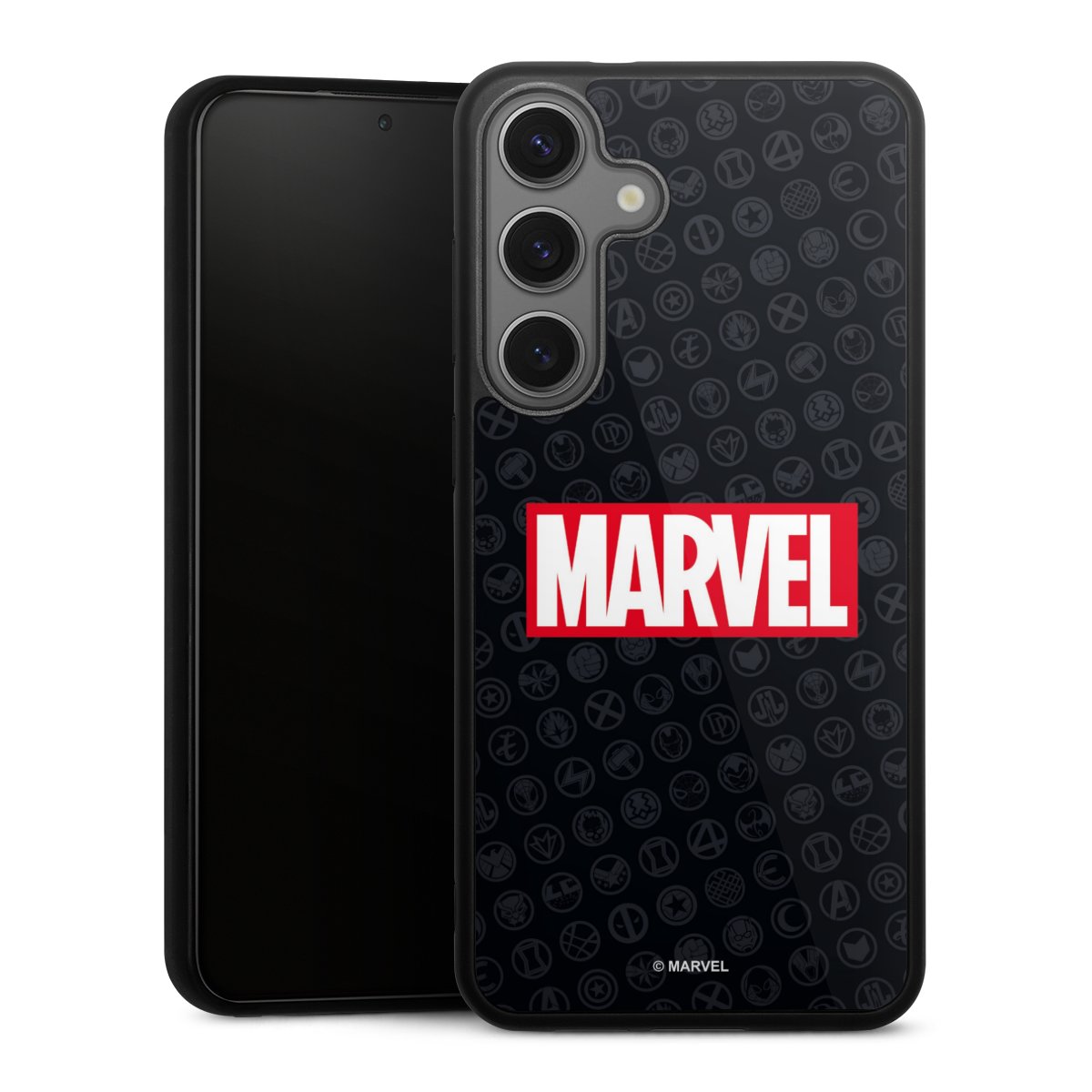 Marvel Logo Black Red 