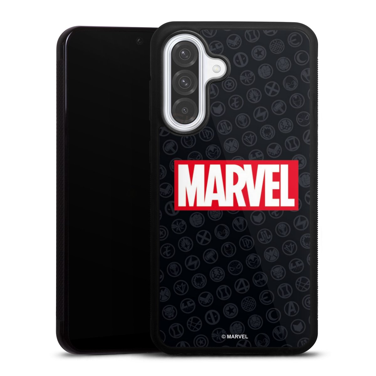 Marvel Logo Black Red 