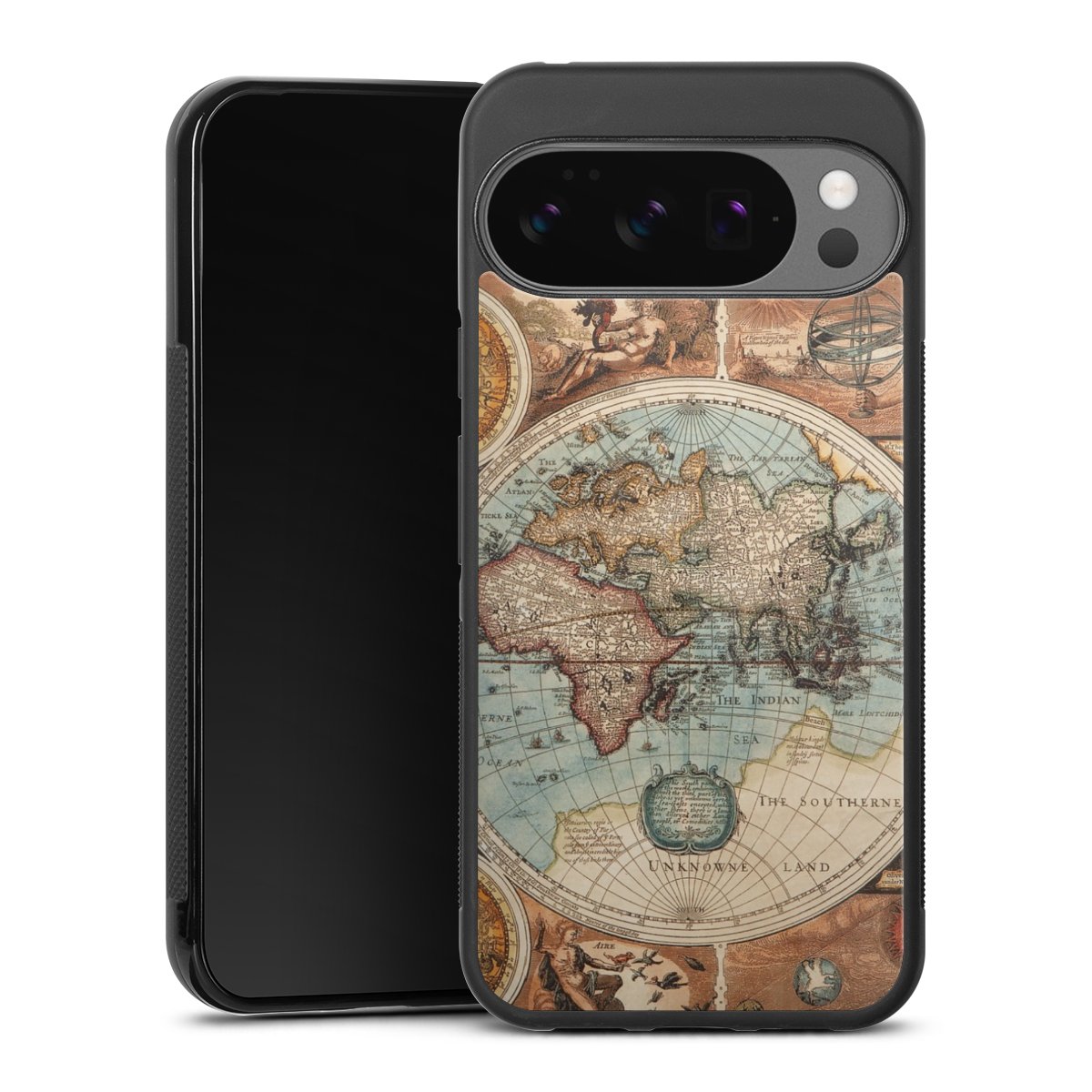 Mappa del mondo vintage