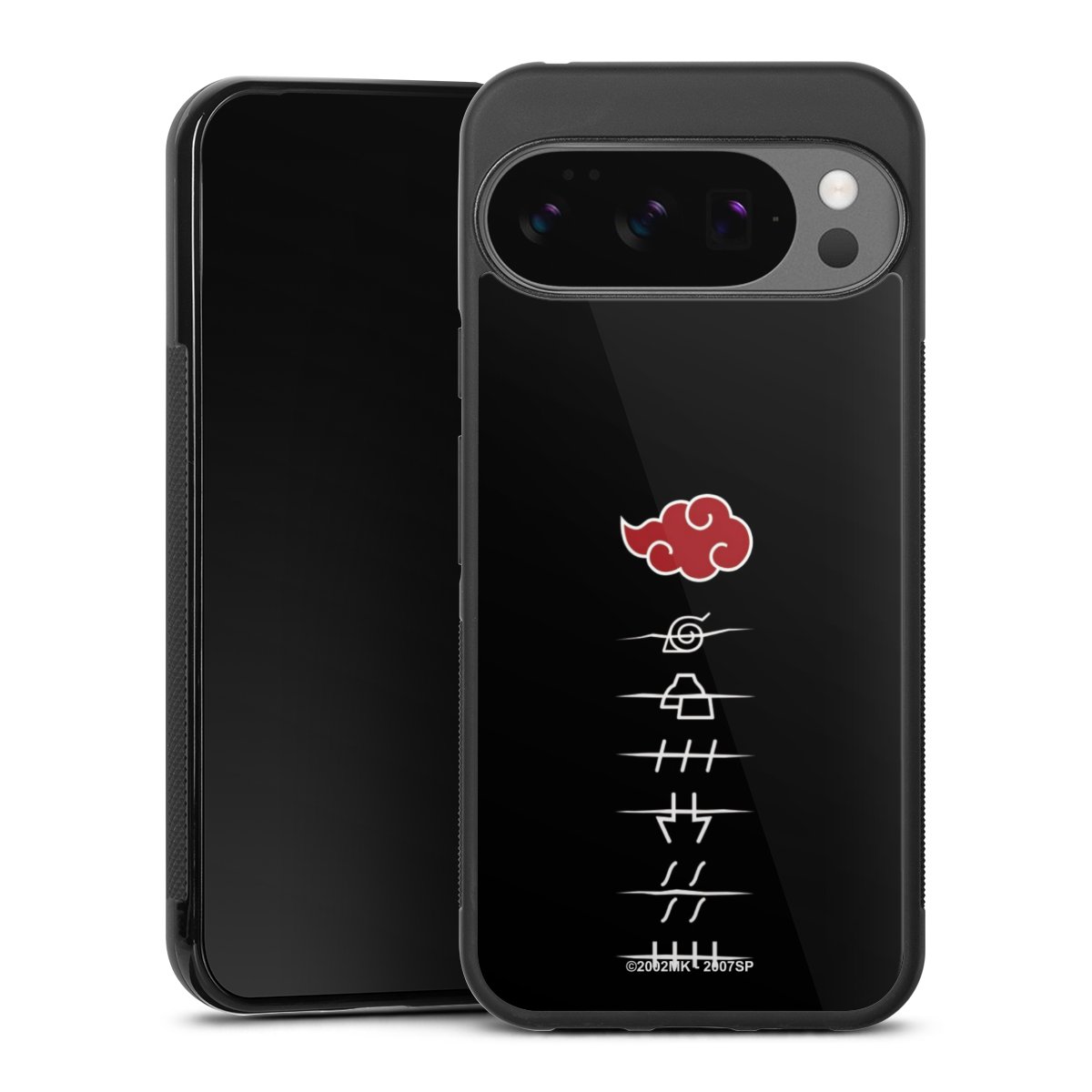 Symboles des membres de l'Akatsuki noirs