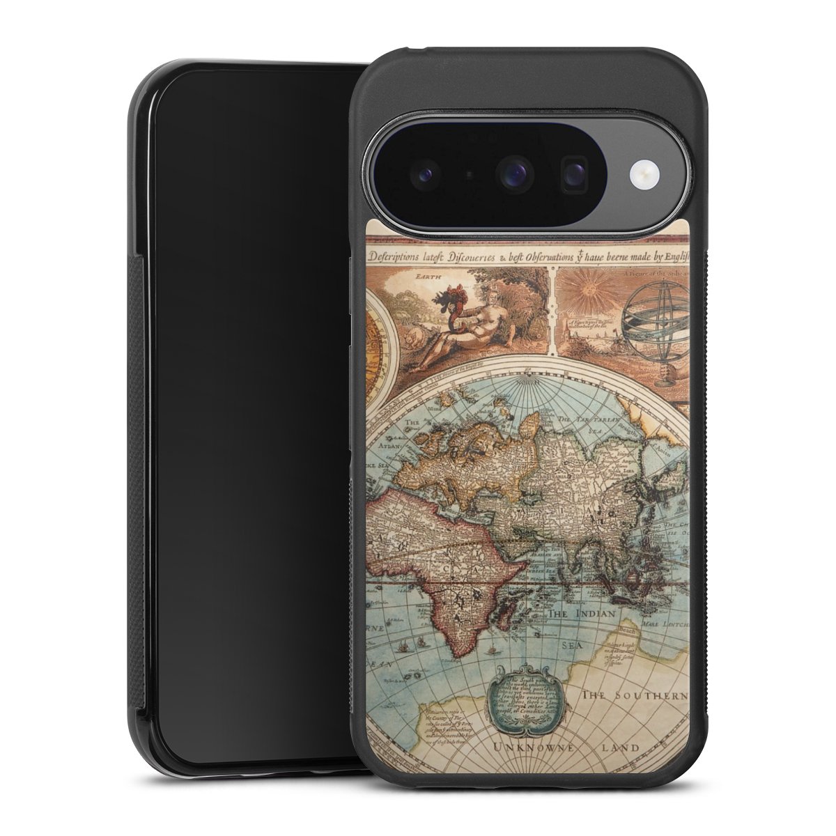 Mappa del mondo vintage