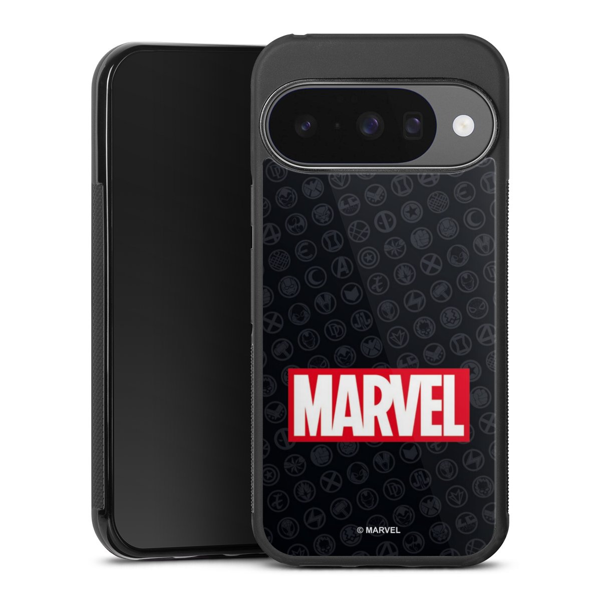 Marvel Logo Zwart Rood