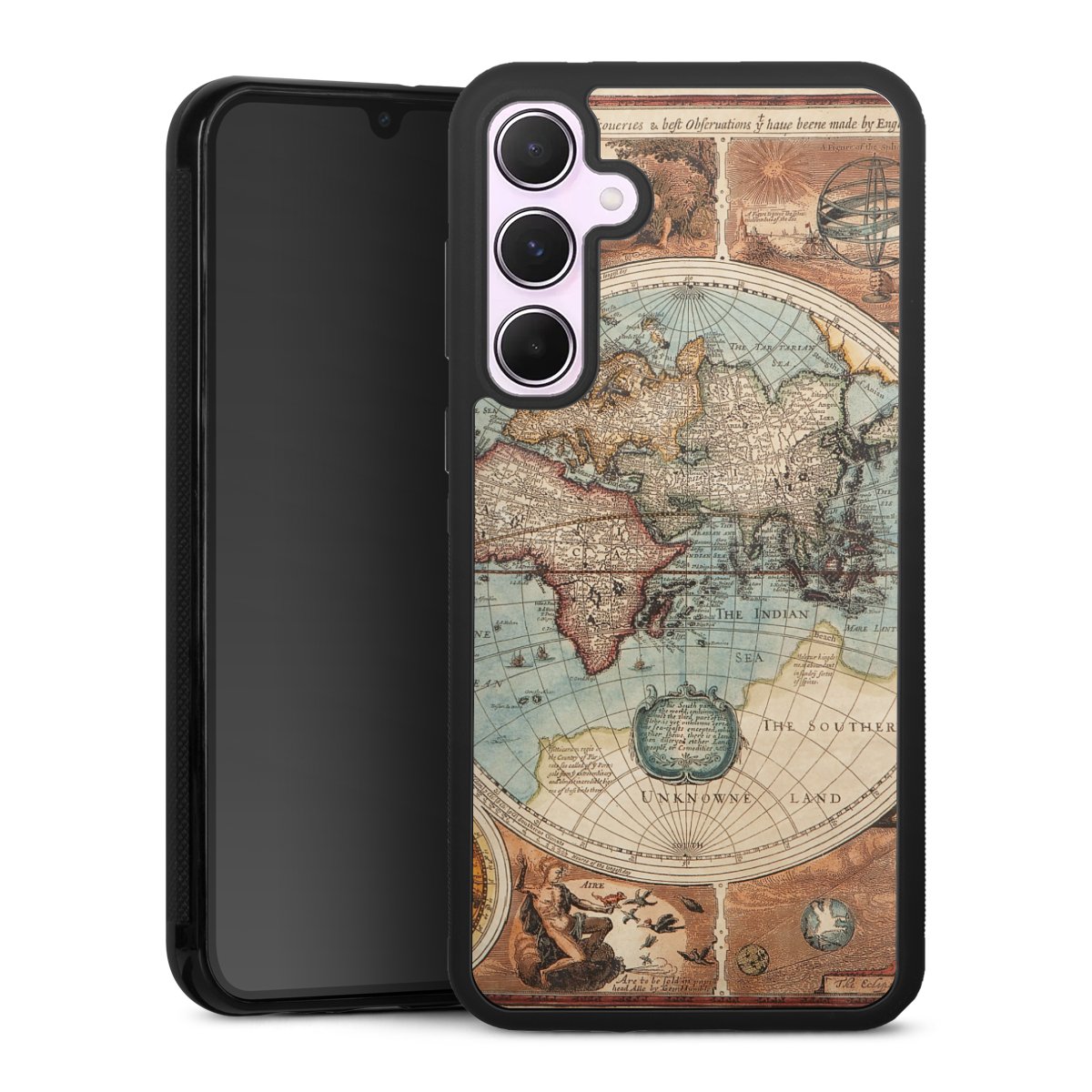 Mappa del mondo vintage