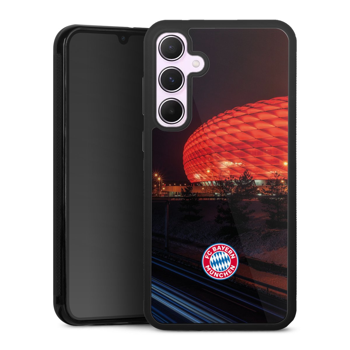 Allianz Arena bei Nacht FCB