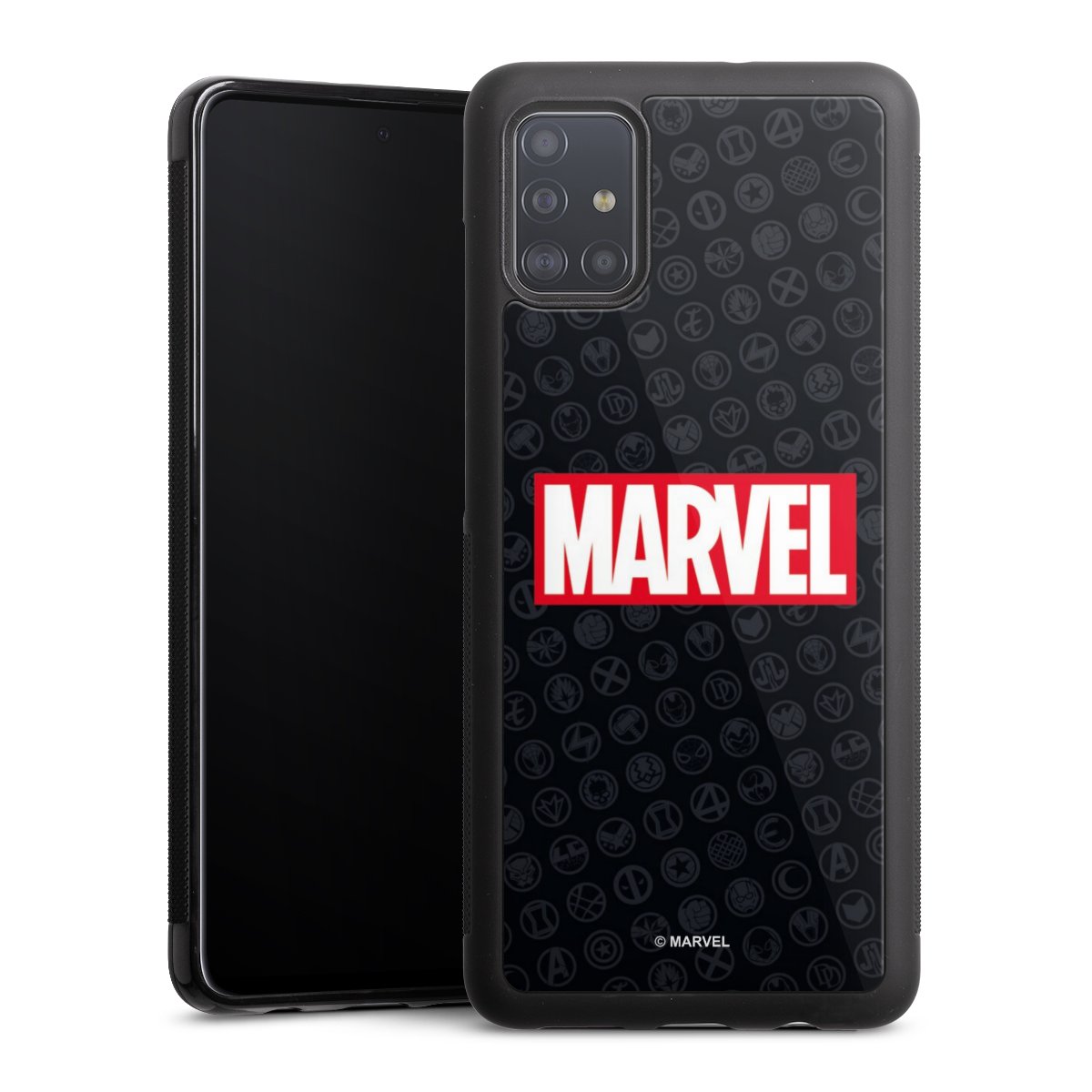 Marvel Logo Black Red 