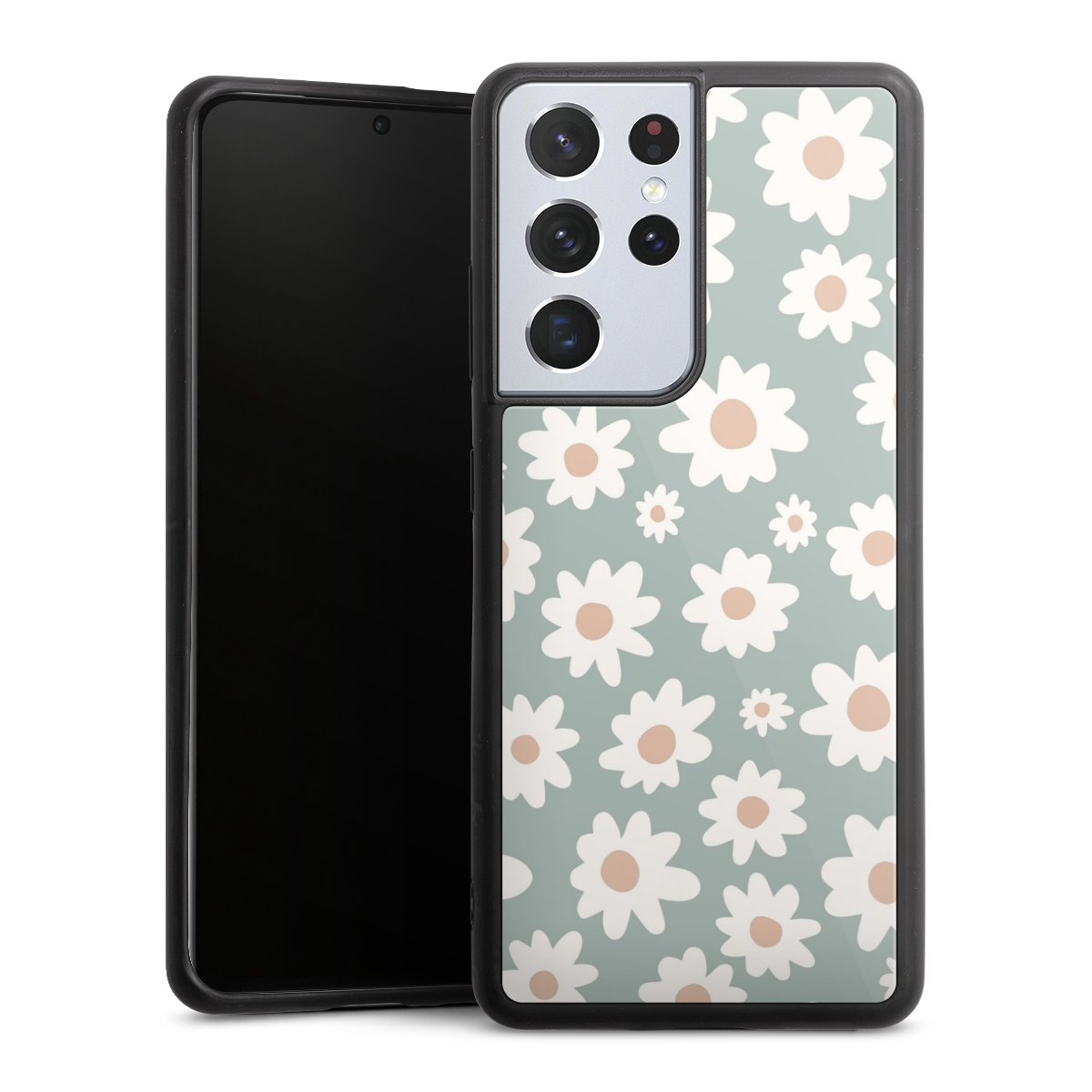 Gänseblümchen Muster grün