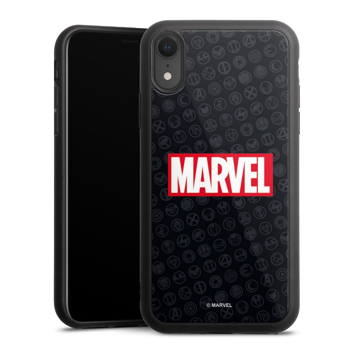 Marvel Logo Black Red 